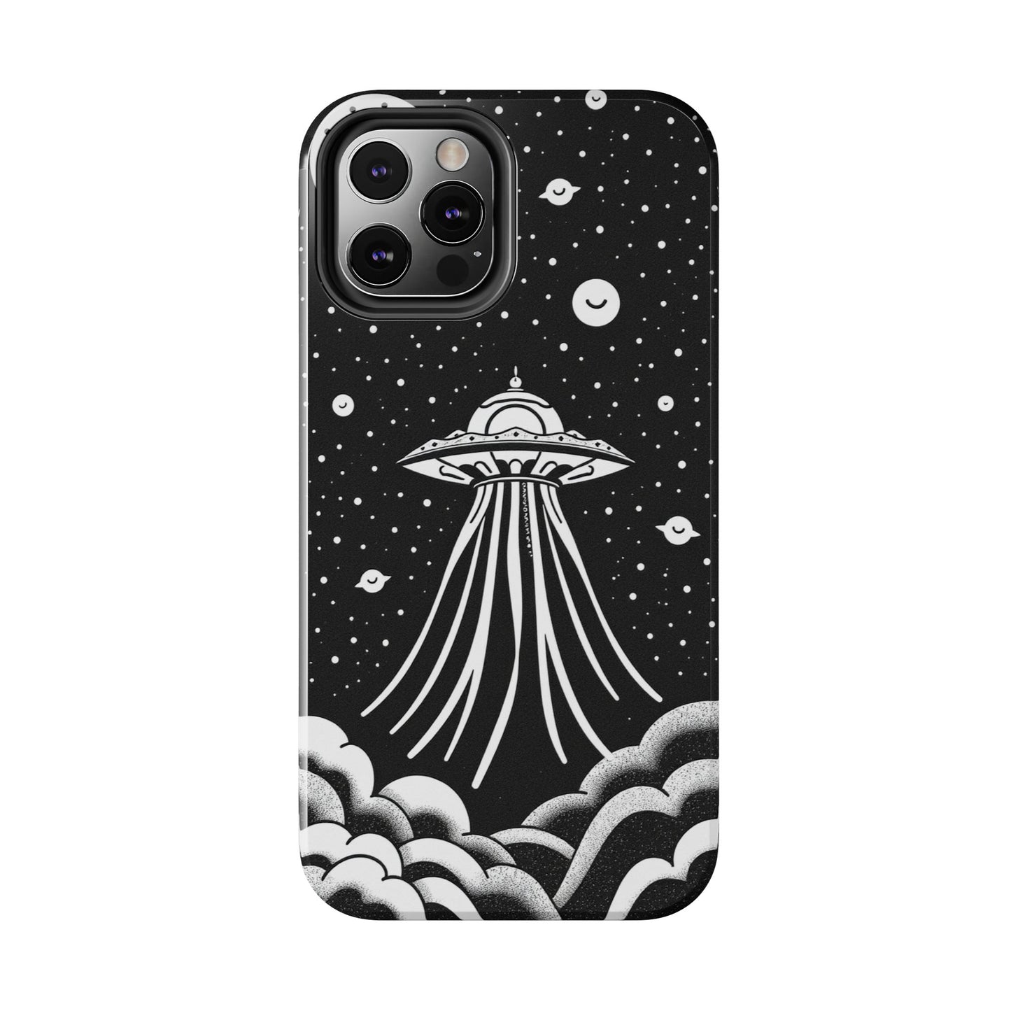 Galaxy UFO Tough Phone Case - Durable Protection with Unique Space Design