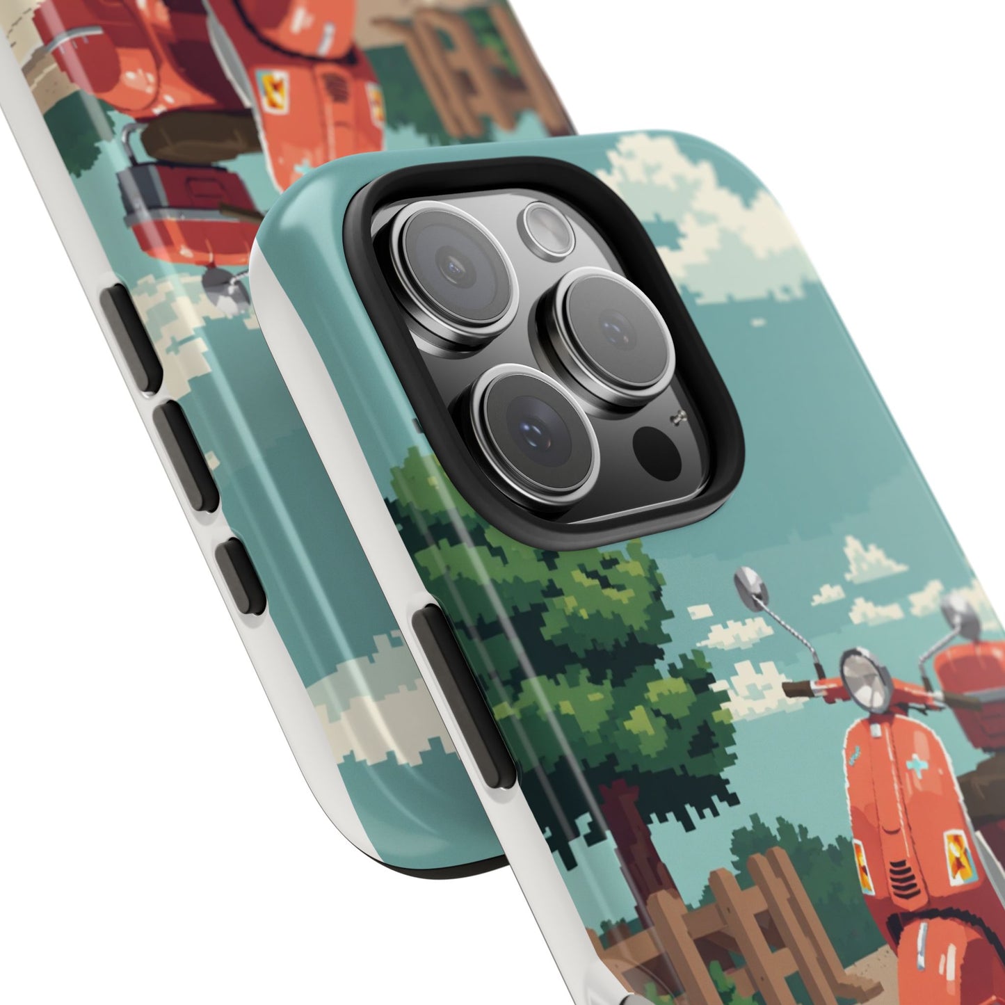 Retro Scooter Phone Case - Tough & Stylish Protection