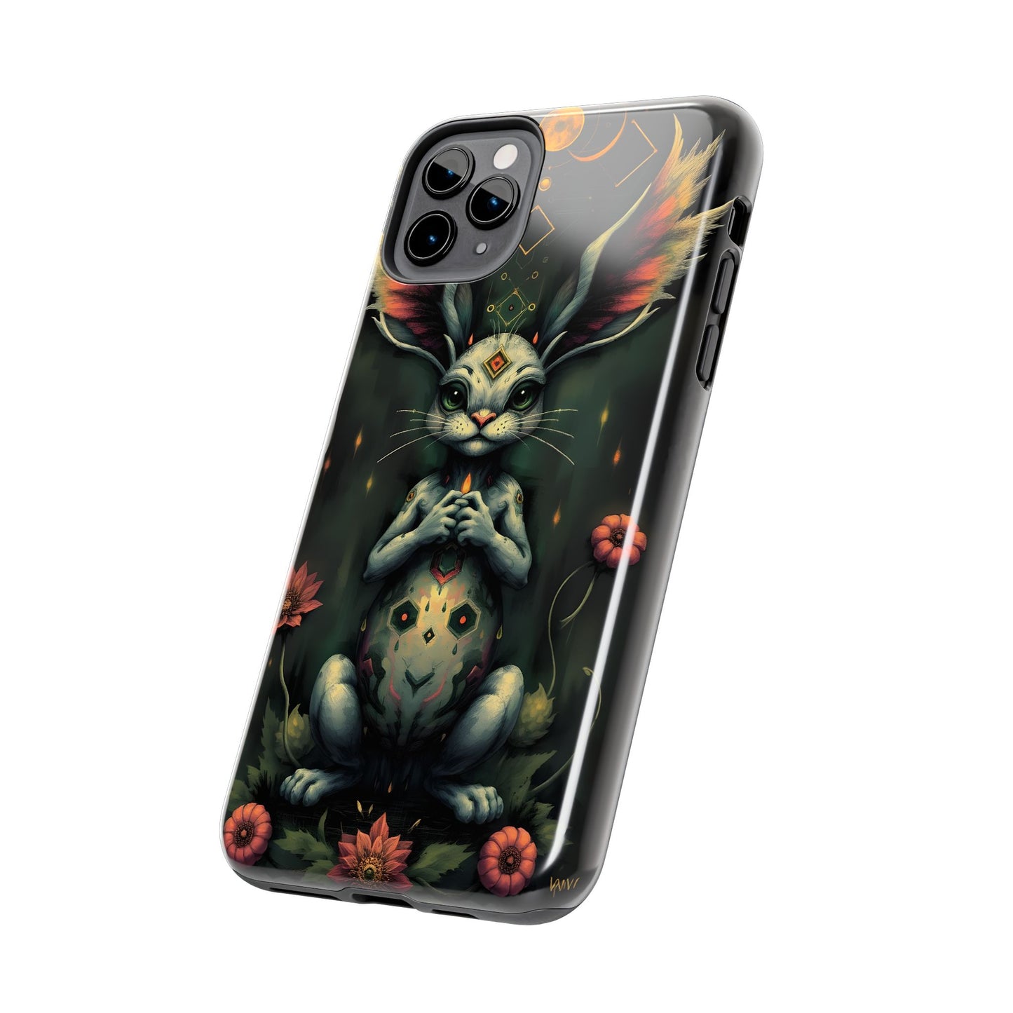 Artistic Rabbit Phone Cases - Unique and Durable Design of Mystical Bunny - for iPhone