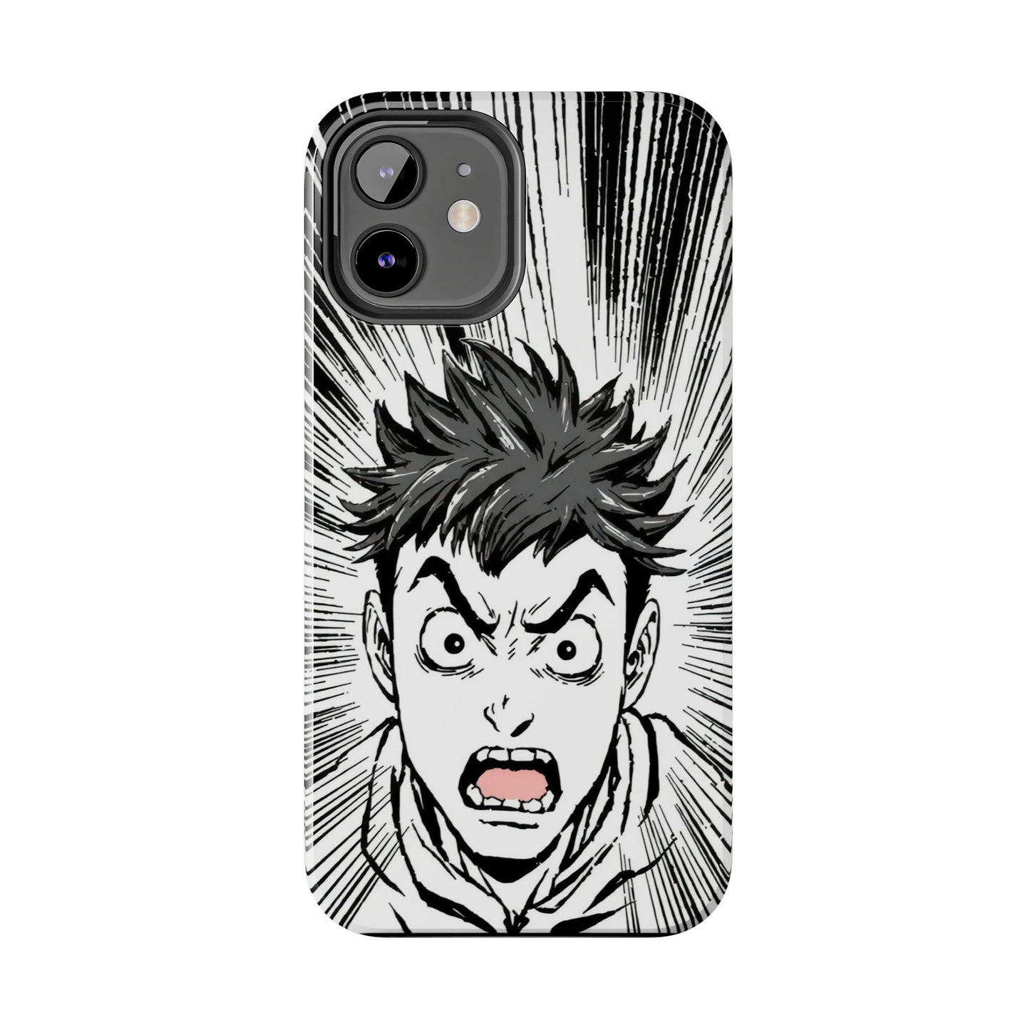 Intense Graphic Phone Case - Tough Design for Anime Fans
