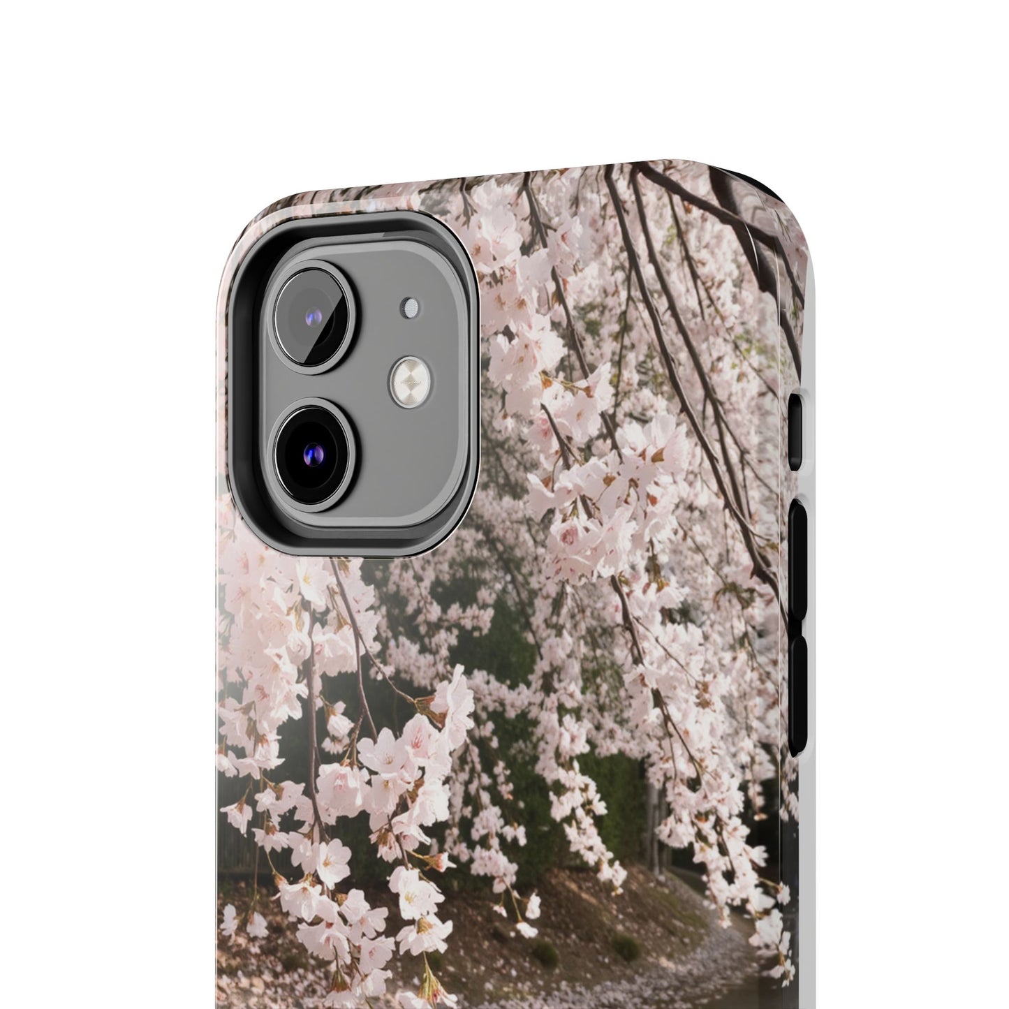 Cherry Blossom Tough Phone Cases - Durable Protection with Floral Serenity