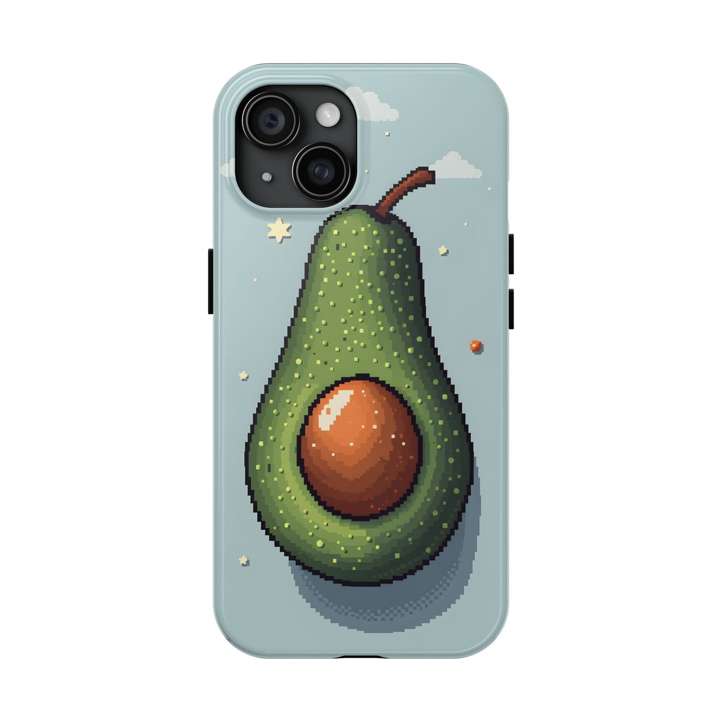 Pixel Avocado Tough Phone Case - Perfect for Foodies & Nature Lovers - for iPhone