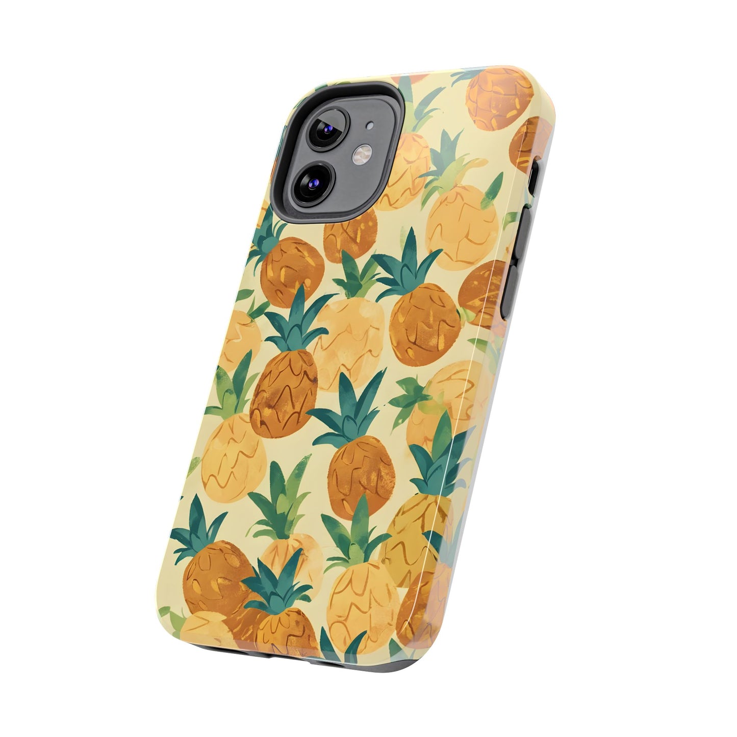 Pineapple Paradise Tough Phone Case - Durable and Stylish for Summer Vibes - for iPhone