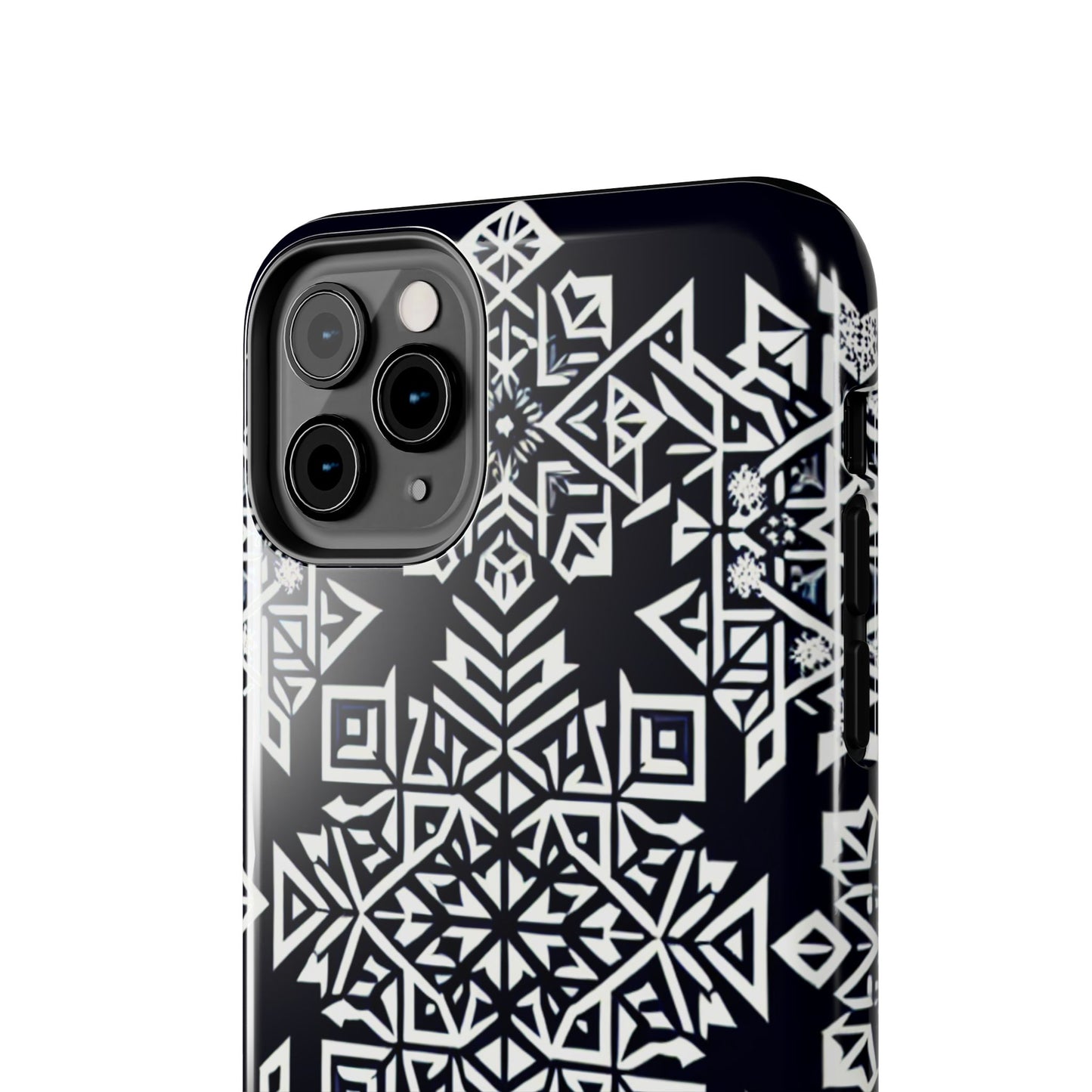 Winter Wonderland Tough Phone Case - Digital Snowflake - for iPhone