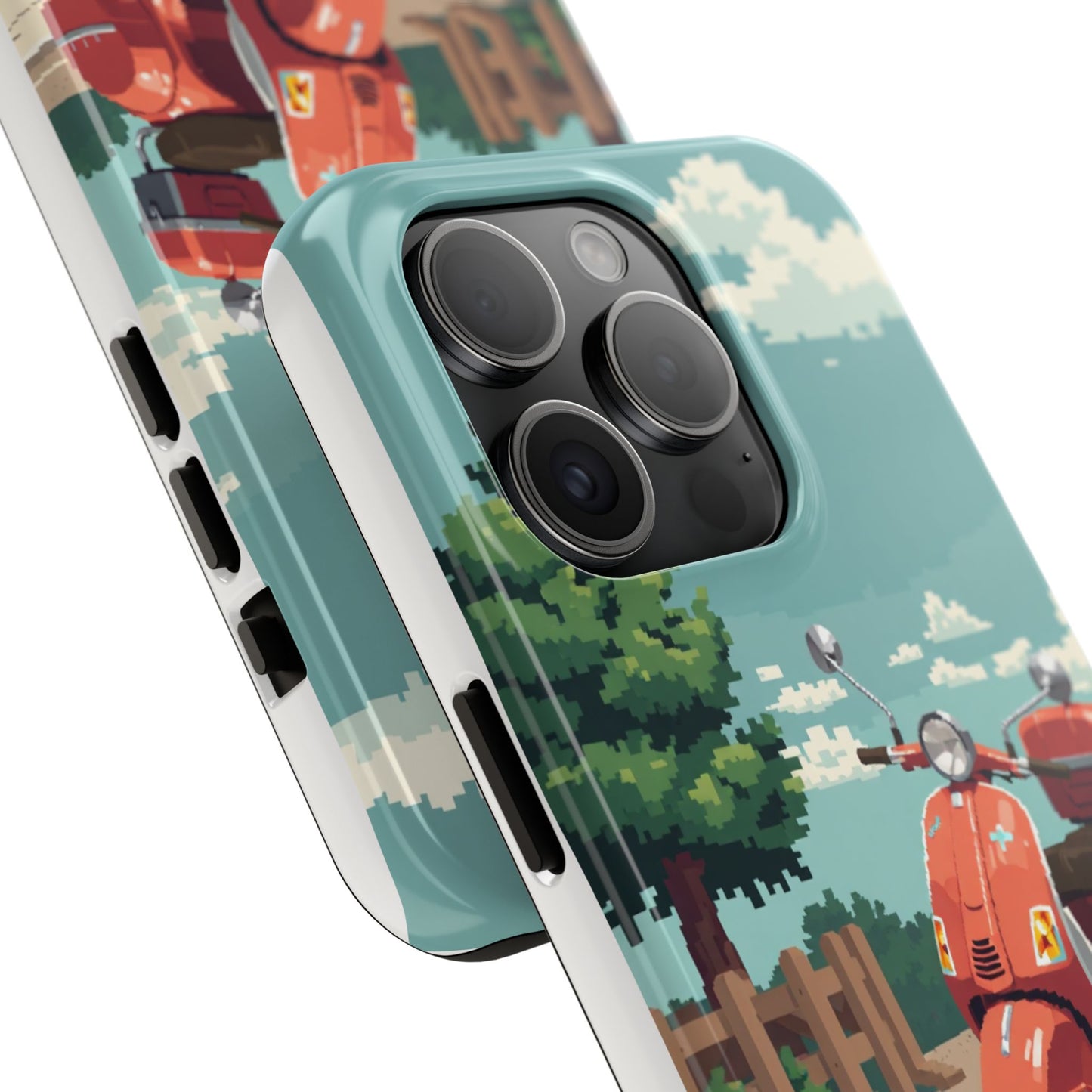 Retro Scooter Phone Case - Tough & Stylish Protection