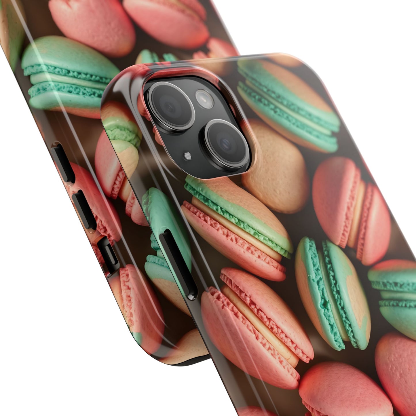 Colorful Tasty Macarons Tough Phone Case - Durable Protection with Sweet Aesthetic - for iPhone