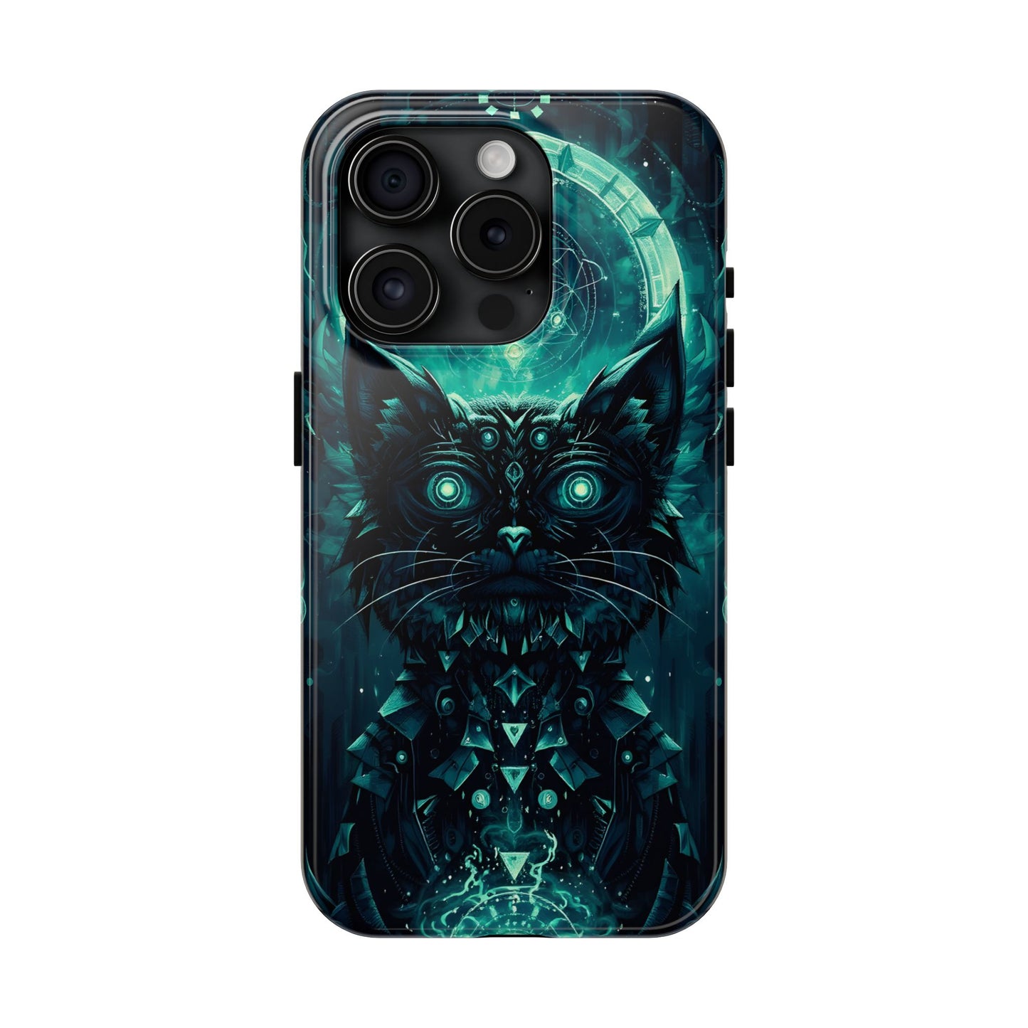 Mystical Dark Cat Phone Case - Tough Protective Cover for Cat Lovers - for iPhone