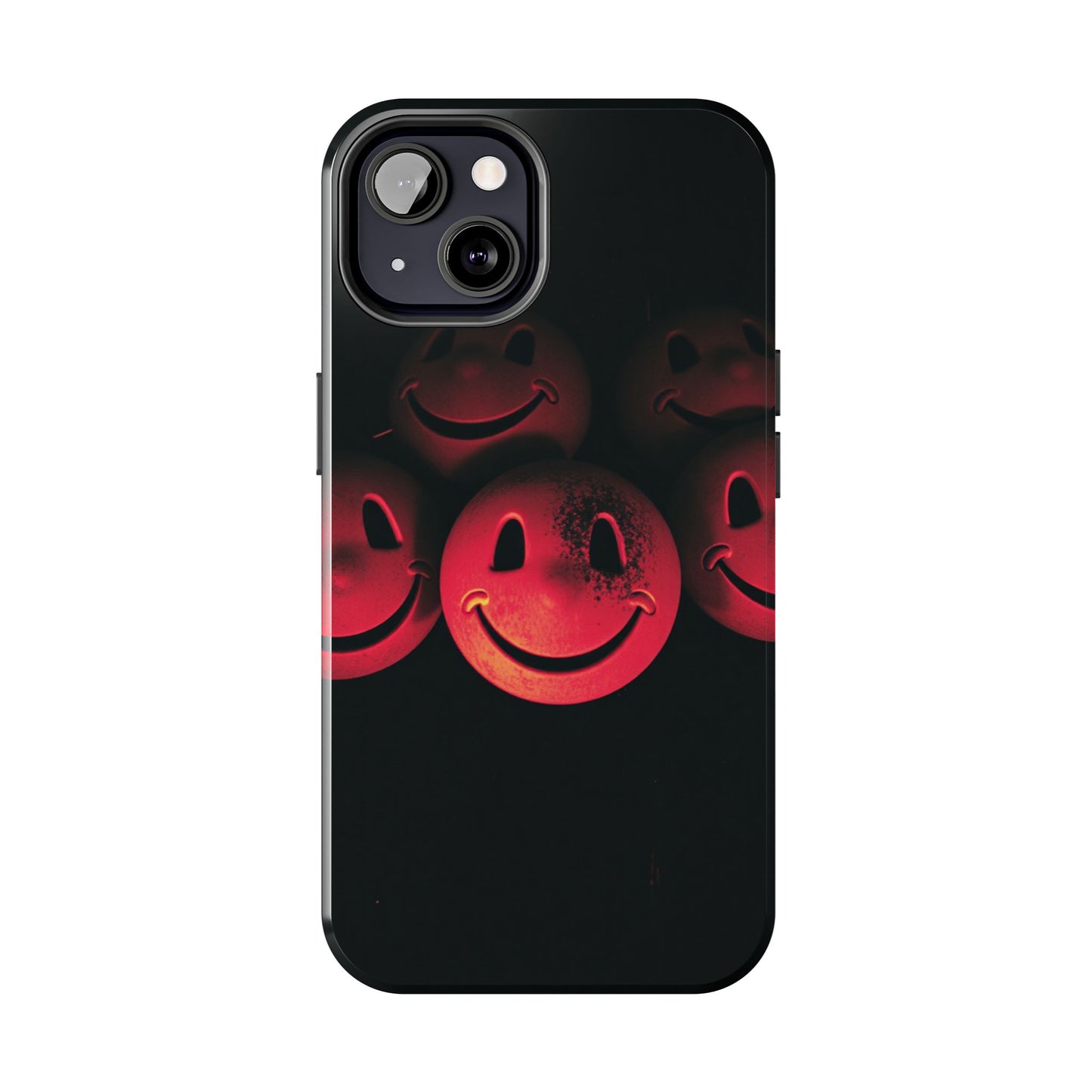 Smiley Face Tough Phone Case - Durable Protection with Fun Design