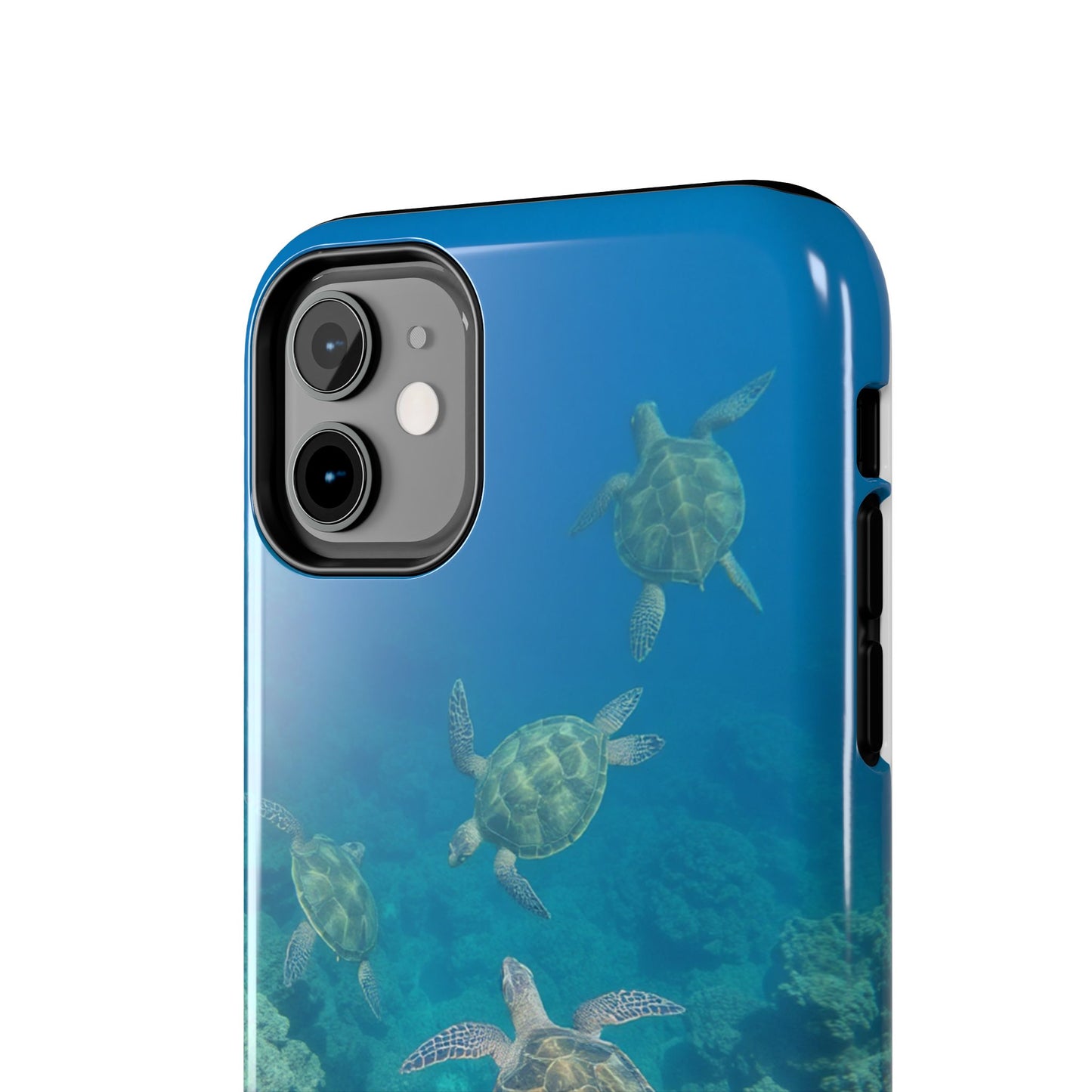 Ocean Turtle Tough Phone Cases - Durable Protection with Marine Art
