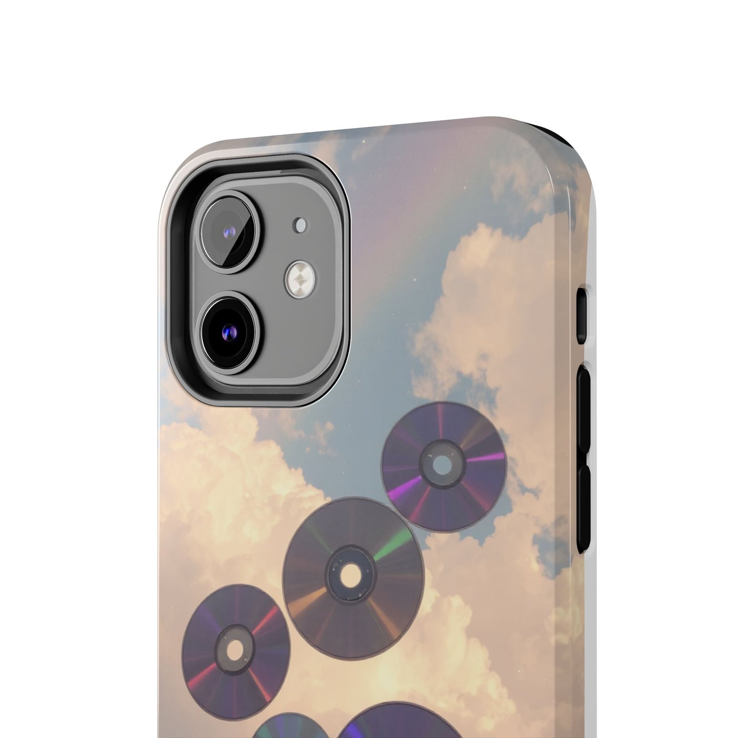 Vibrant Cloud CD Tough Phone Case - Durable and Stylish