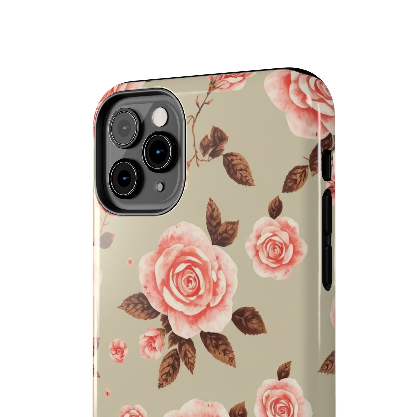 Elegant Floral Tough Phone Case for Stylish Protection - for iPhone