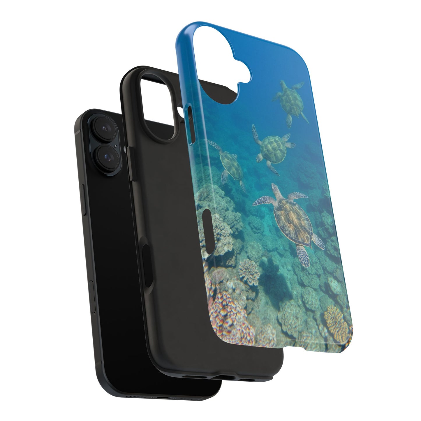 Ocean Turtle Tough Phone Cases - Durable Protection with Marine Art