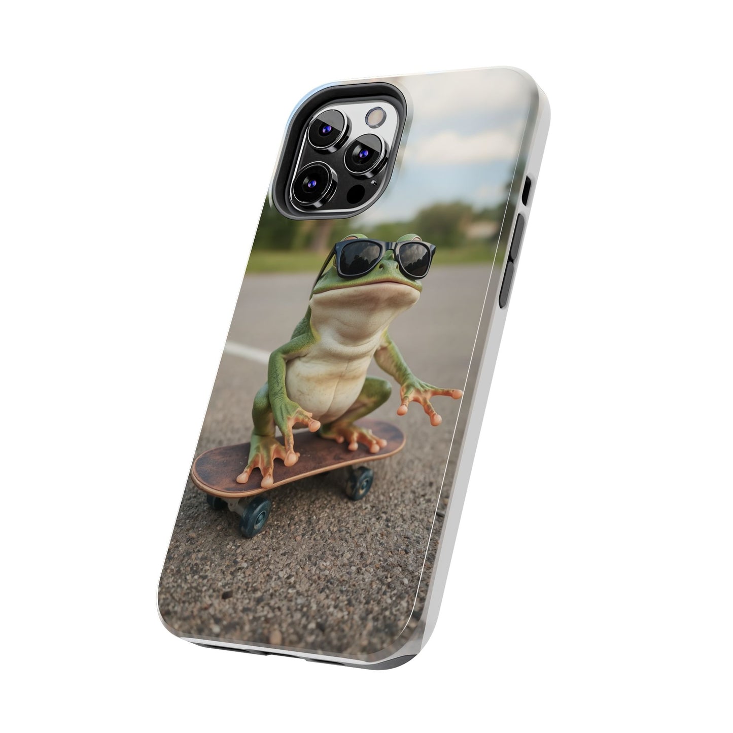 Cool Frog Skateboard Phone Case - Tough and Stylish Protection
