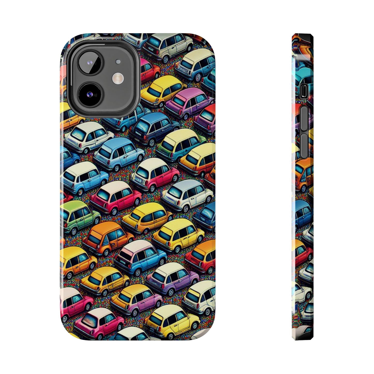 Car Phone Case - City Traffic Pattern Design - for iPhone