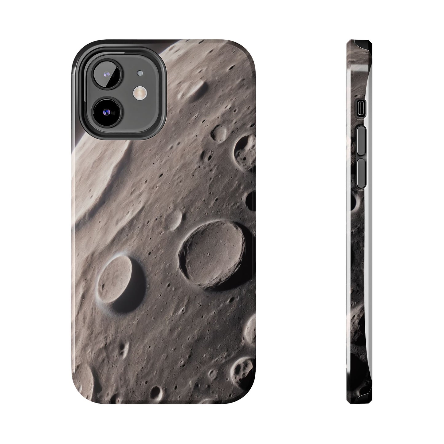 Celestial Moon Surface Tough Phone Case | Durable Space-Themed Design - for iPhone