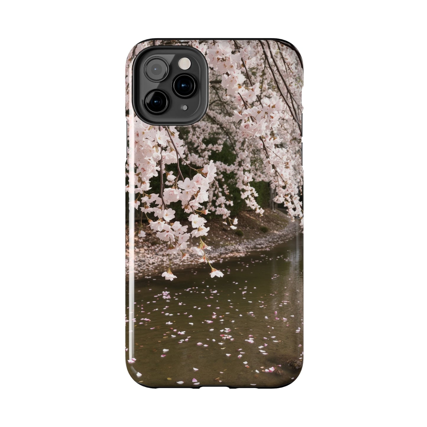 Cherry Blossom Tough Phone Cases - Durable Protection with Floral Serenity