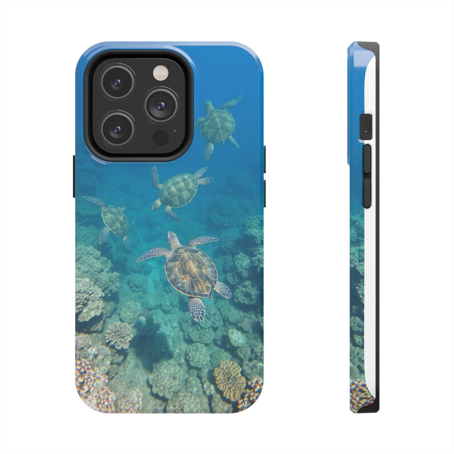 Ocean Turtle Tough Phone Cases - Durable Protection with Marine Art