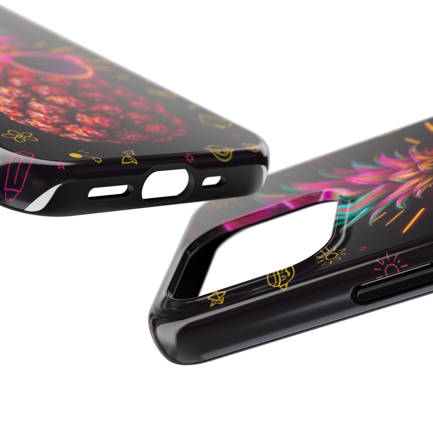 Tough Pineapple Phone Case - Cool, Vibrant Design Perfect for Summer Vibes