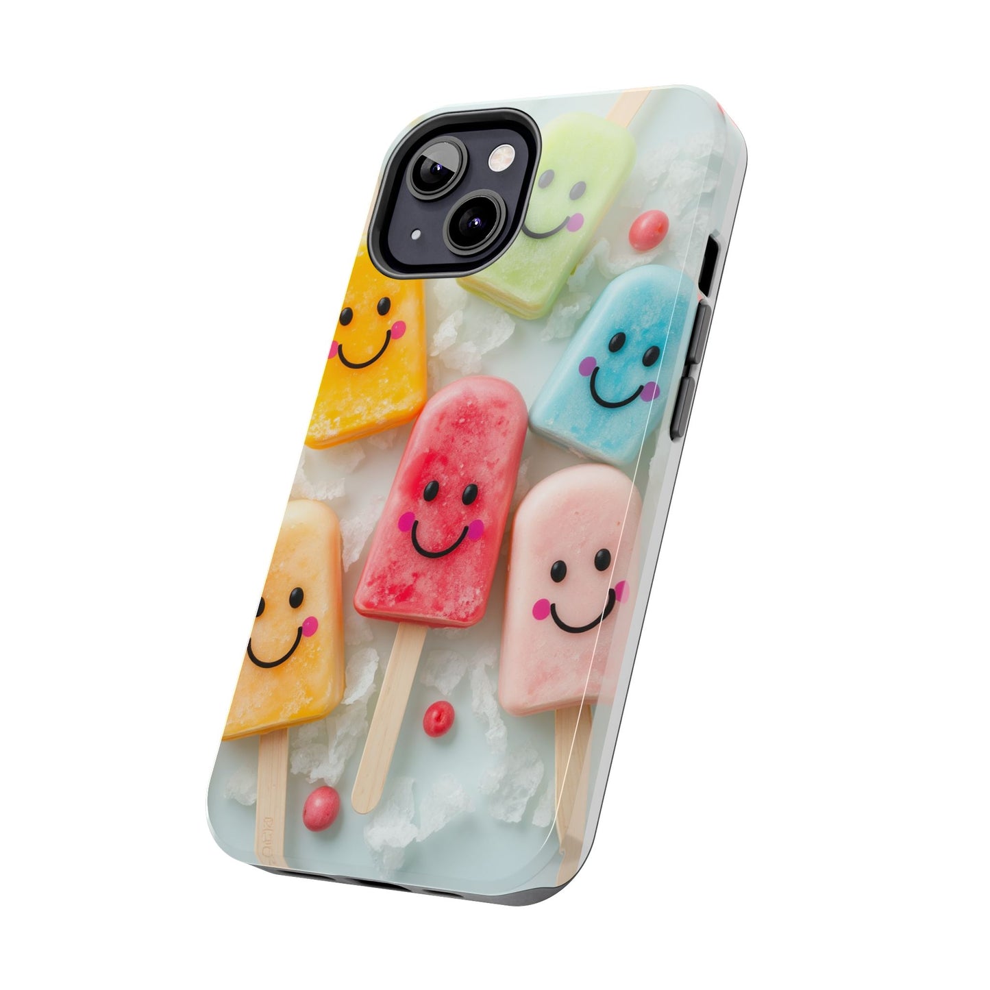 Cute Smile Popsicle Tough Phone Case - Fun Protection for Your Device