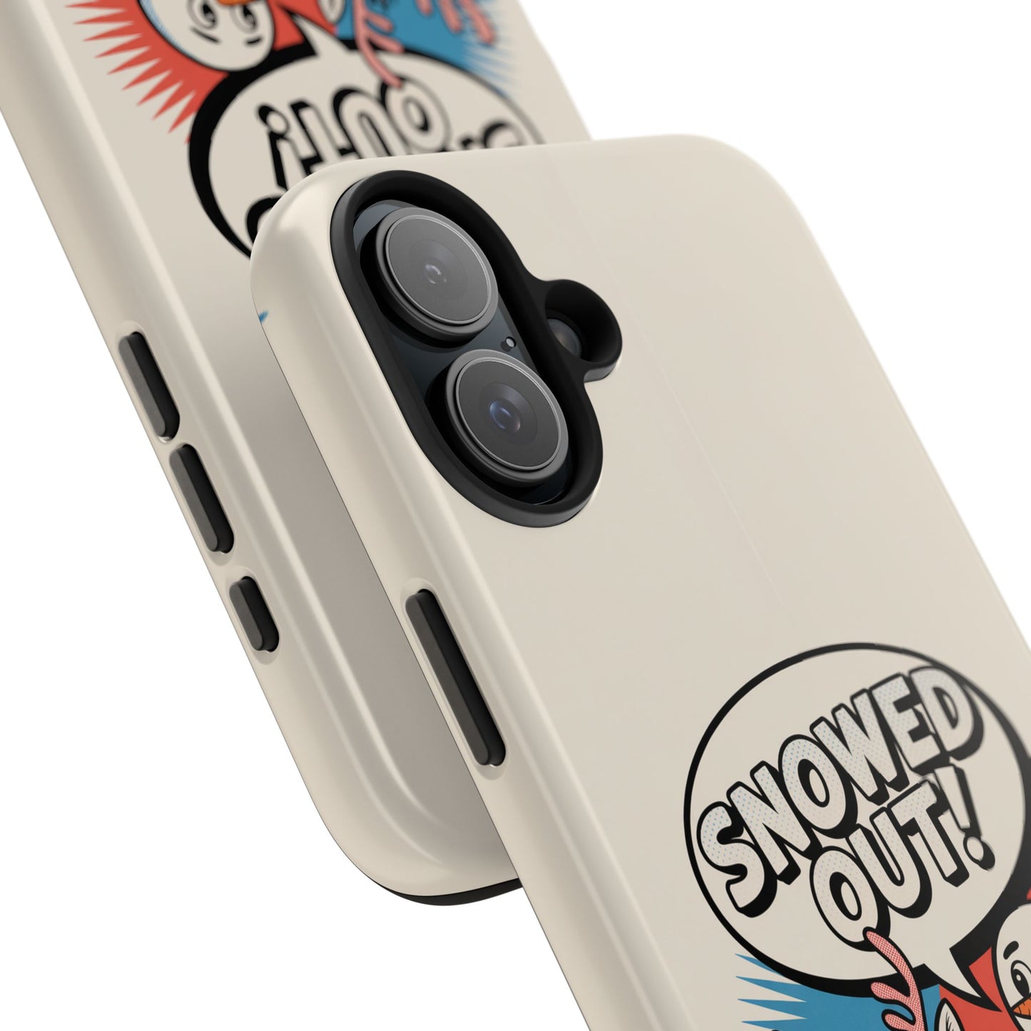 Snowman & Reindeer Tough Phone Case - Snowed Out Holiday Design