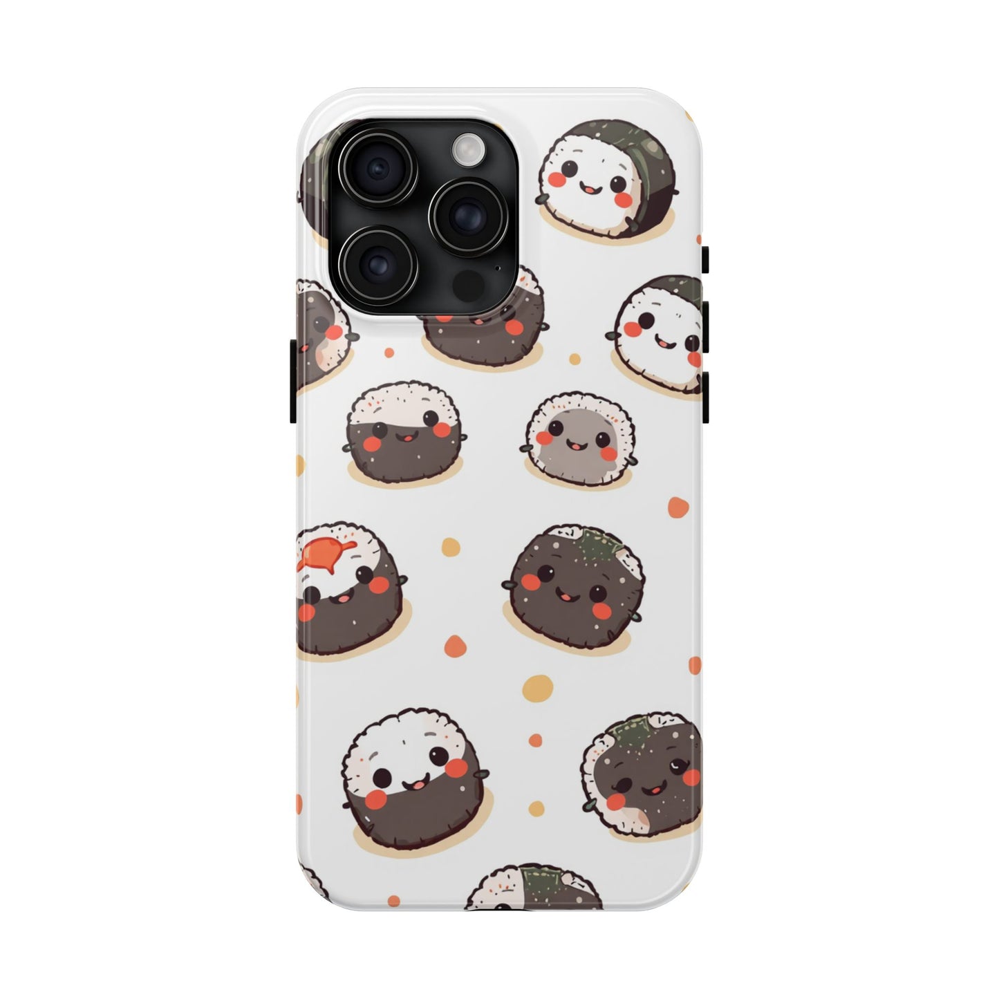 Cute Sushi Tough Phone Case - Kawaii Design for Food Lovers