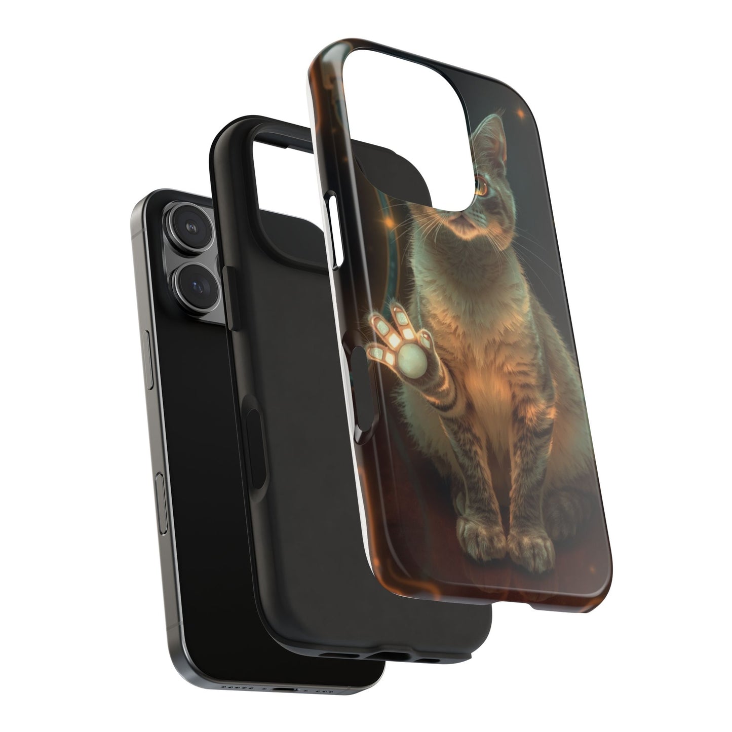 Whimsical Cat Phone Case | Tough Phone Cases for Cat Lovers, Pet Accessories, Gift for Cat Owners, Cute Phone Cover, Personalized Tech