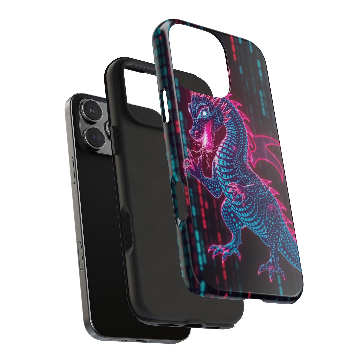 Electrifying Dragon Phone Case - Tough, Stylish Protection for Fantasy Lovers