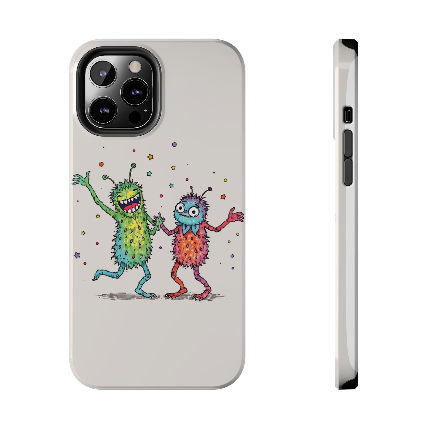 Colorful Monster Tough Phone Case - Fun and Playful Design