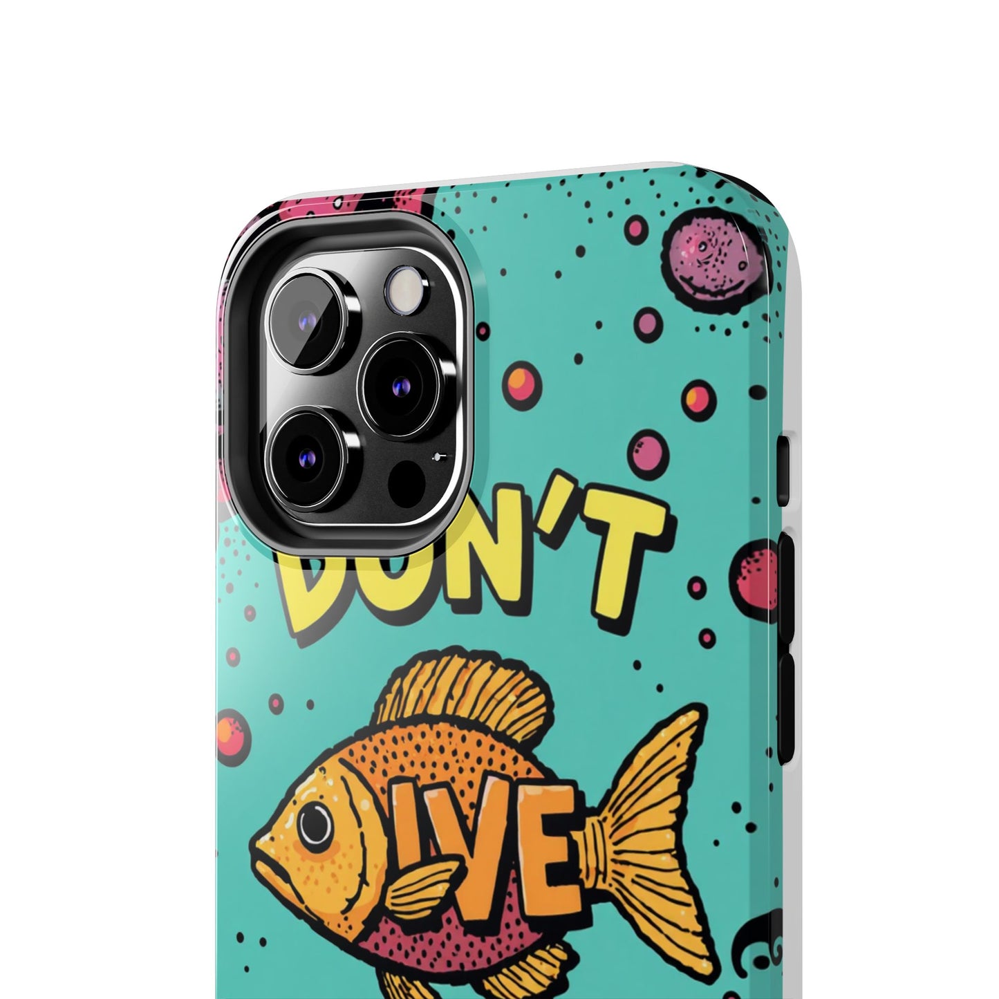 Catchy Fish-Themed Tough Phone Cases, Unique Gift for Fish Lovers, Durable Protection for Phones, Fun Aquatic Design, Ideal for Holidays