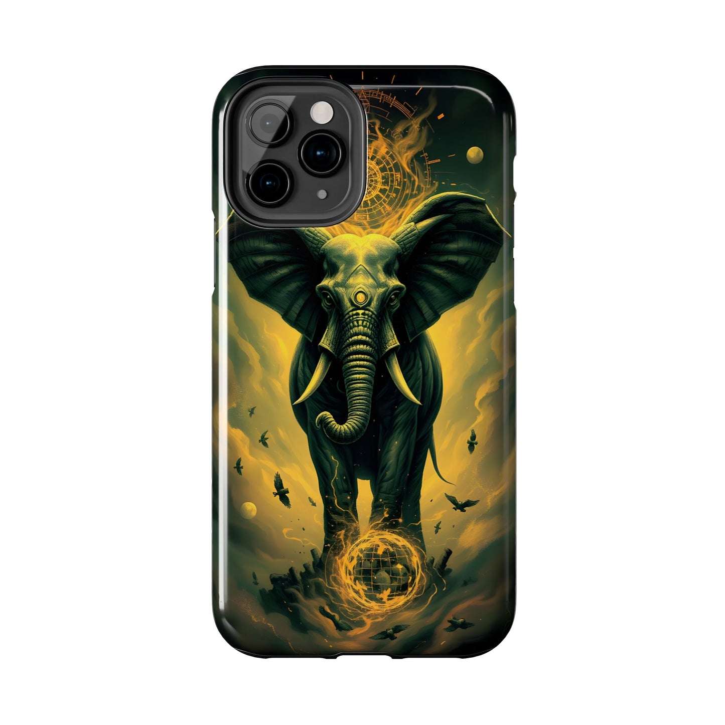 Majestic Elephant Clouds Tough Phone Case - Durable Protection with Bold Design - for iPhone