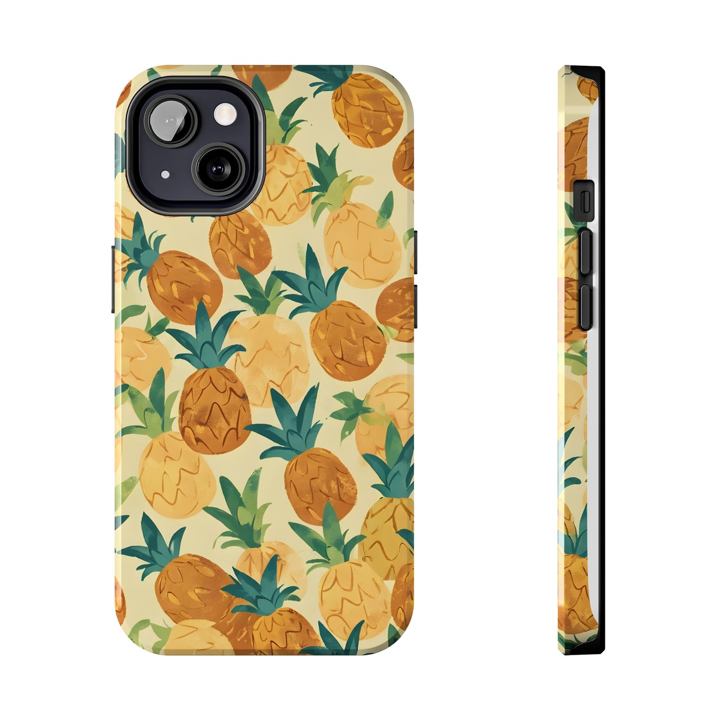 Pineapple Paradise Tough Phone Case - Durable and Stylish for Summer Vibes - for iPhone