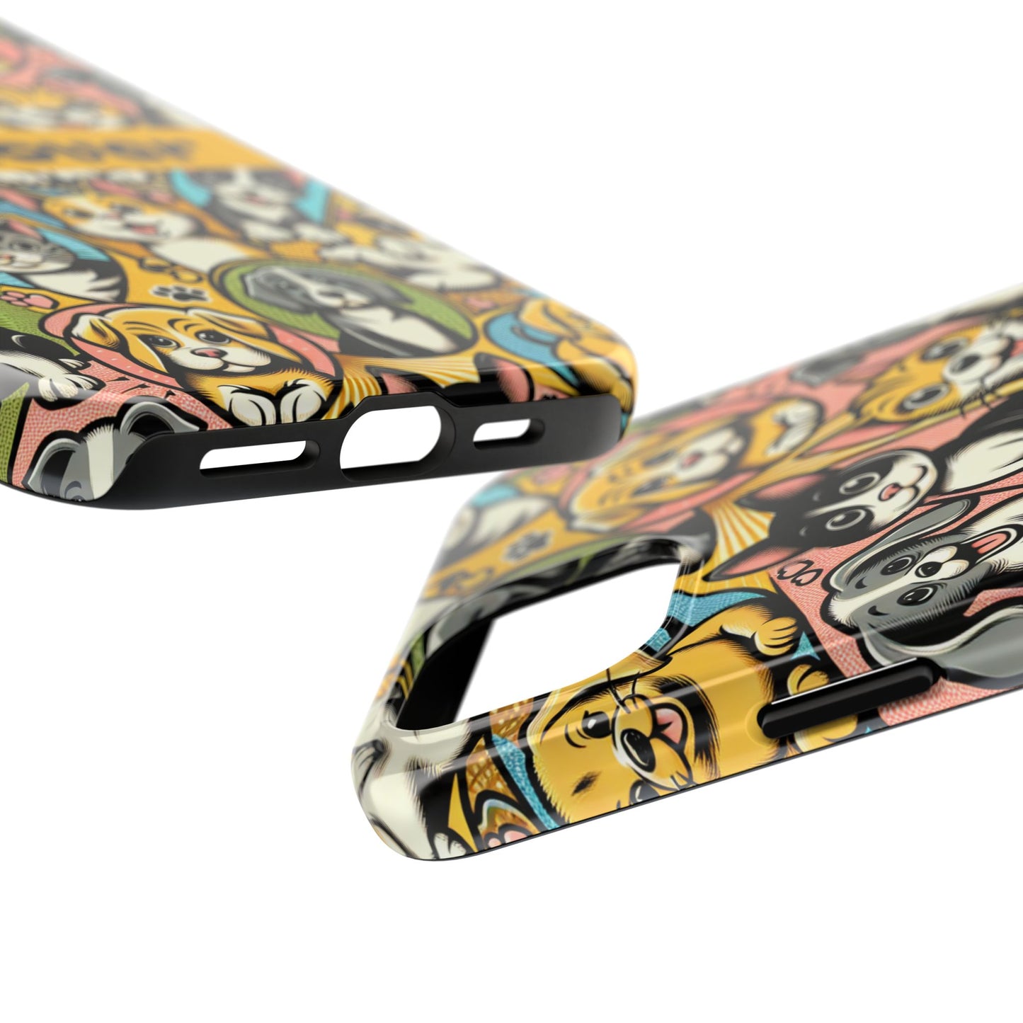 Pet Lover Tough Phone Case - Colorful Animal Design - for iPhone