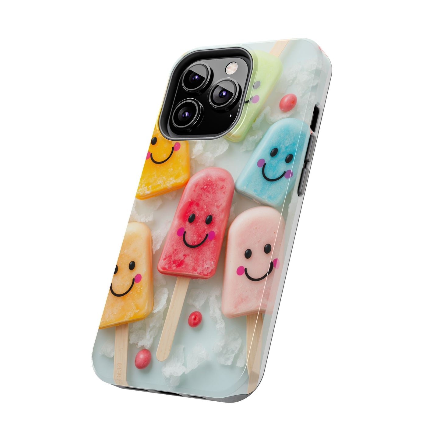 Cute Smile Popsicle Tough Phone Case - Fun Protection for Your Device