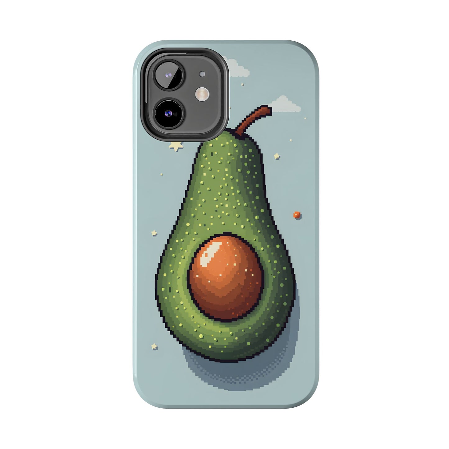 Pixel Avocado Tough Phone Case - Perfect for Foodies & Nature Lovers - for iPhone