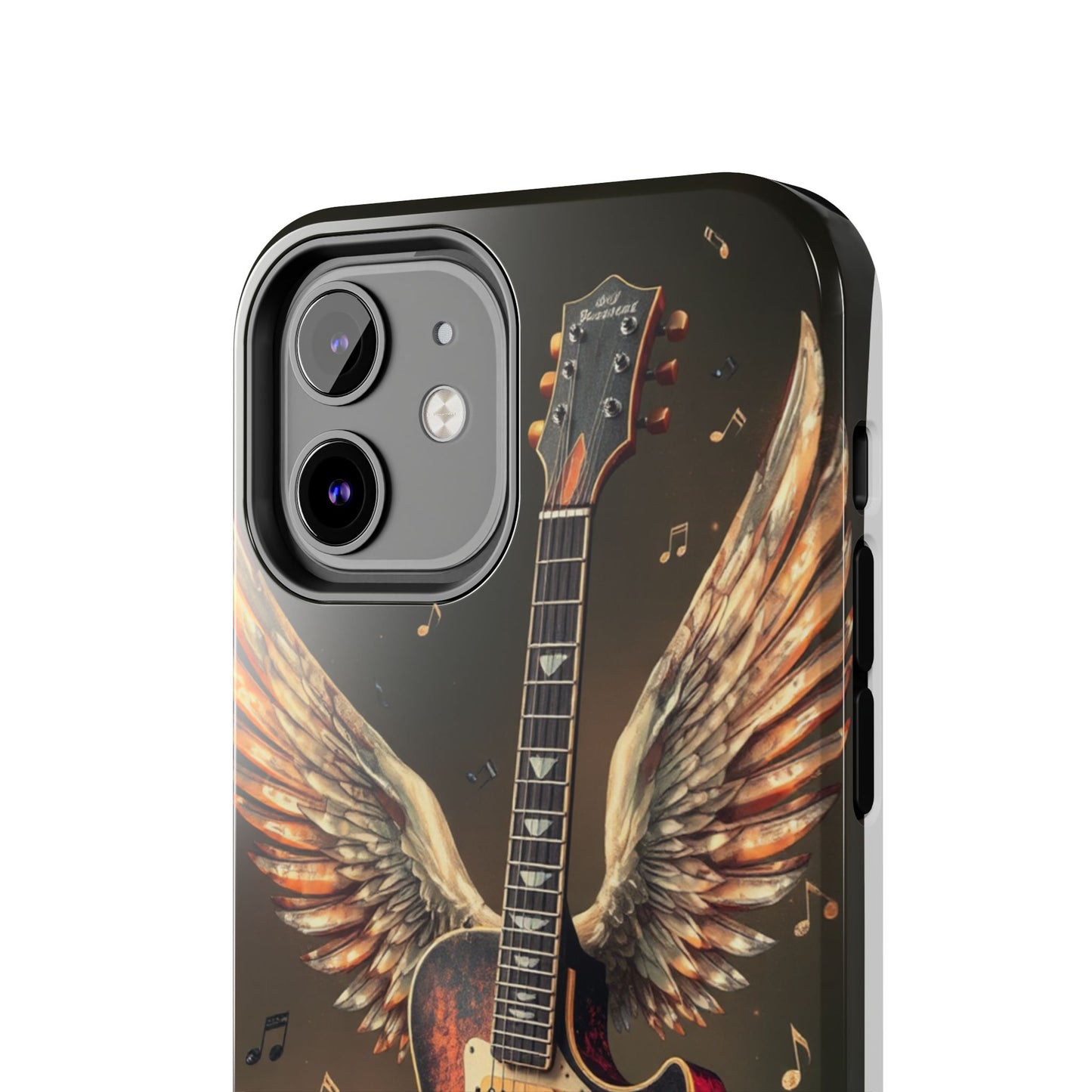 Inspirational Guitar Wing Phone Case - Tough Protection for Music Lovers