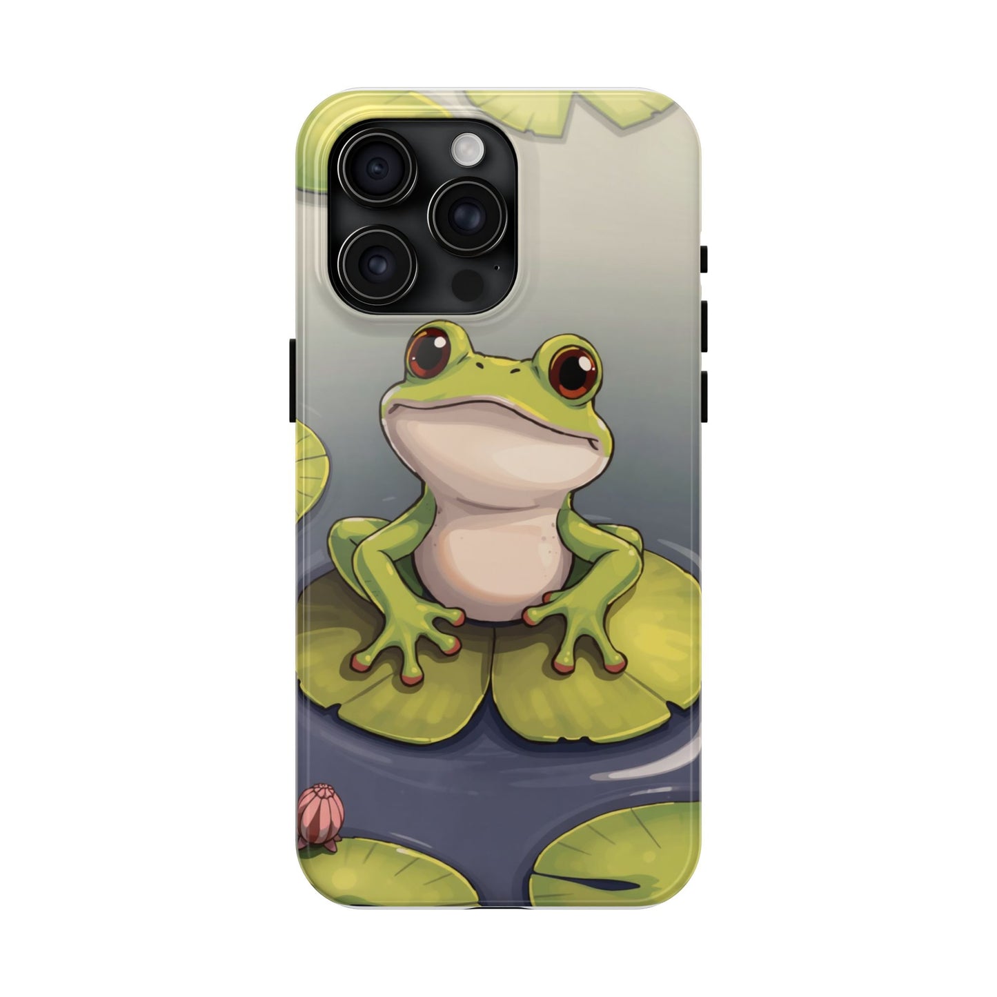 Cute Frog Tough Phone Case - Durable Protection with Nature Vibe