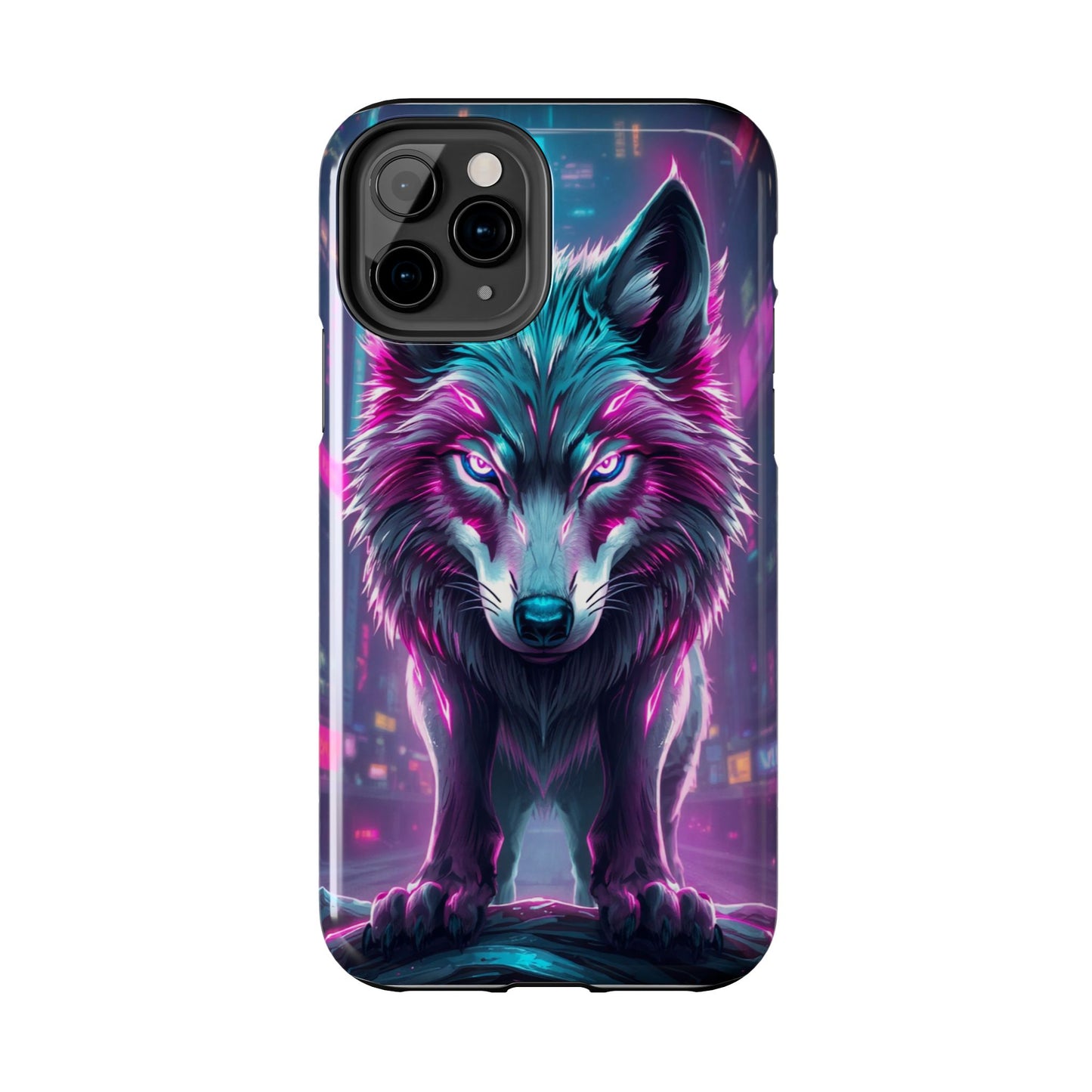 Fierce Wolf Phone Case - Tough & Vibrant Design for Animal Lovers