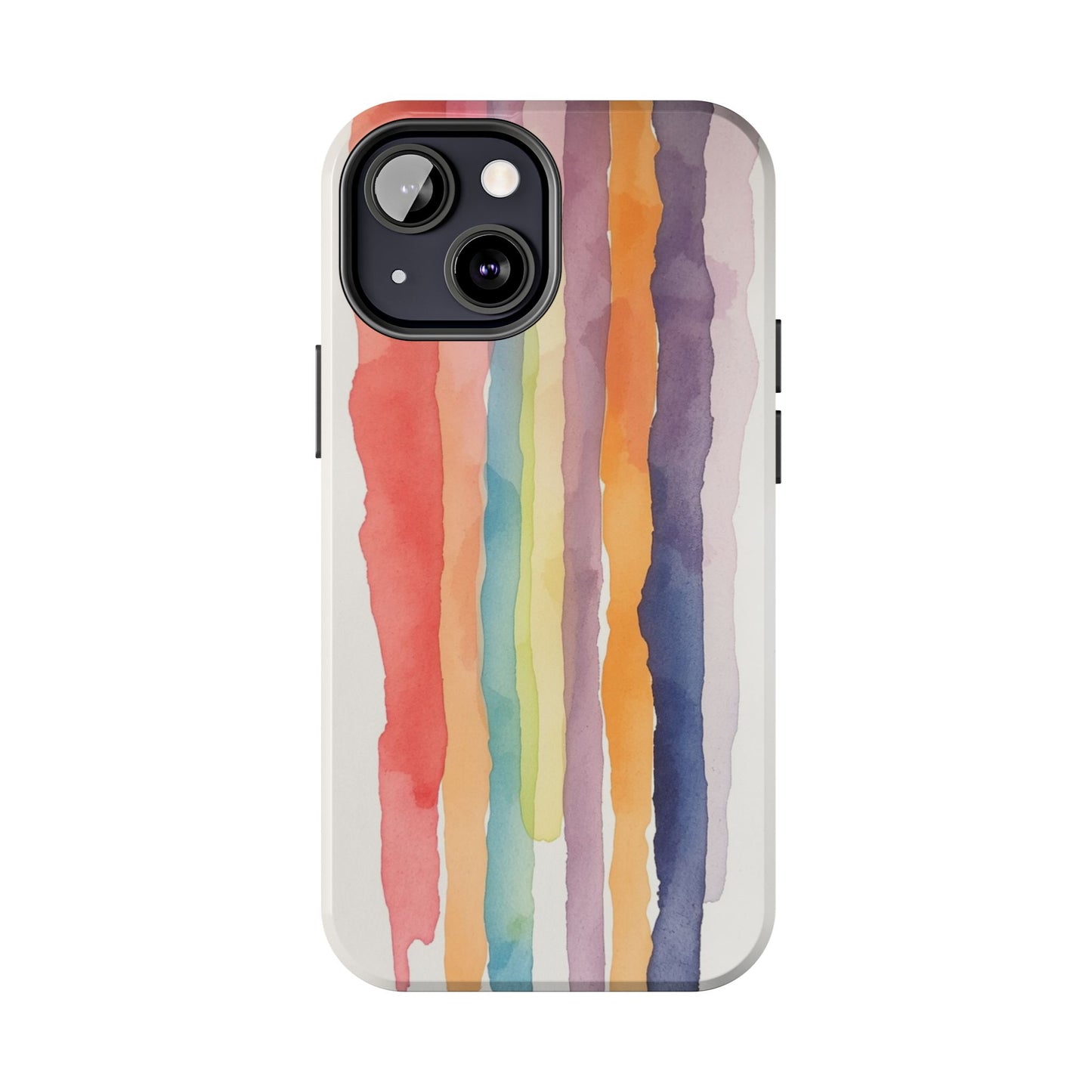 Colorful Watercolor Tough Phone Case - Stylish and Durable Cover for Creative Souls