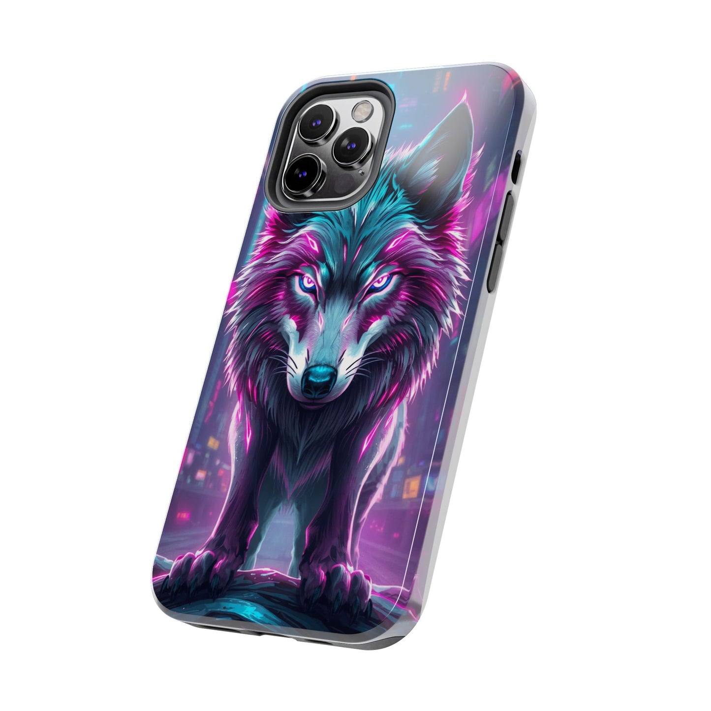 Fierce Wolf Phone Case - Tough & Vibrant Design for Animal Lovers