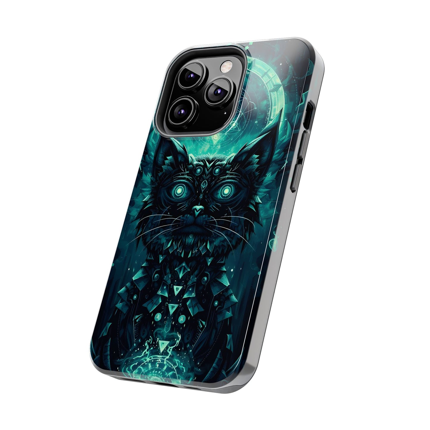 Mystical Dark Cat Phone Case - Tough Protective Cover for Cat Lovers - for iPhone