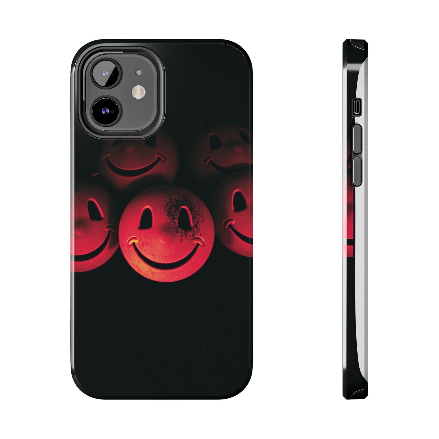 Smiley Face Tough Phone Case - Durable Protection with Fun Design