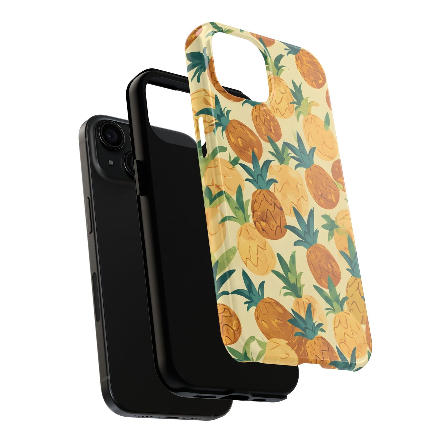 Pineapple Paradise Tough Phone Case - Durable and Stylish for Summer Vibes - for iPhone