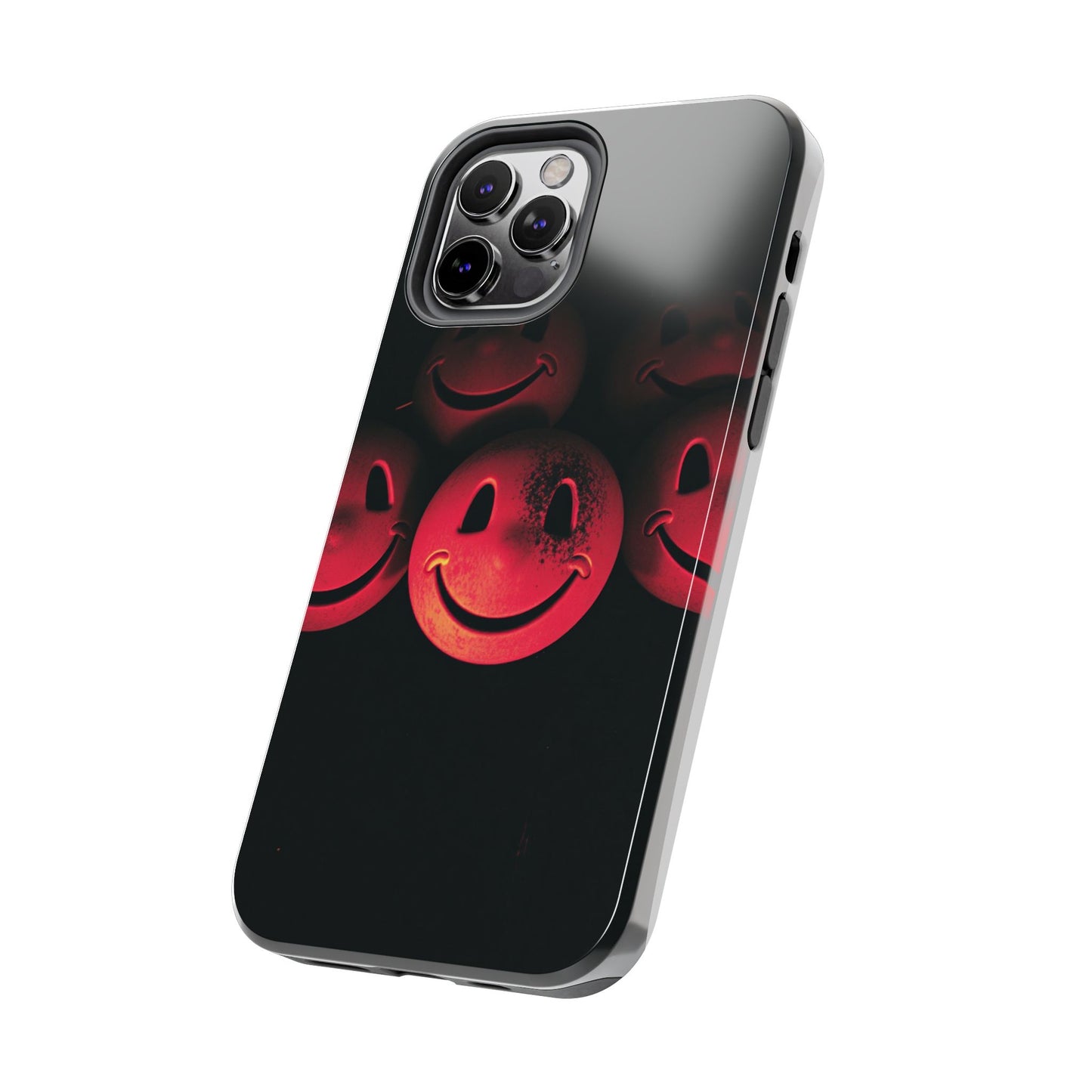 Smiley Face Tough Phone Case - Durable Protection with Fun Design
