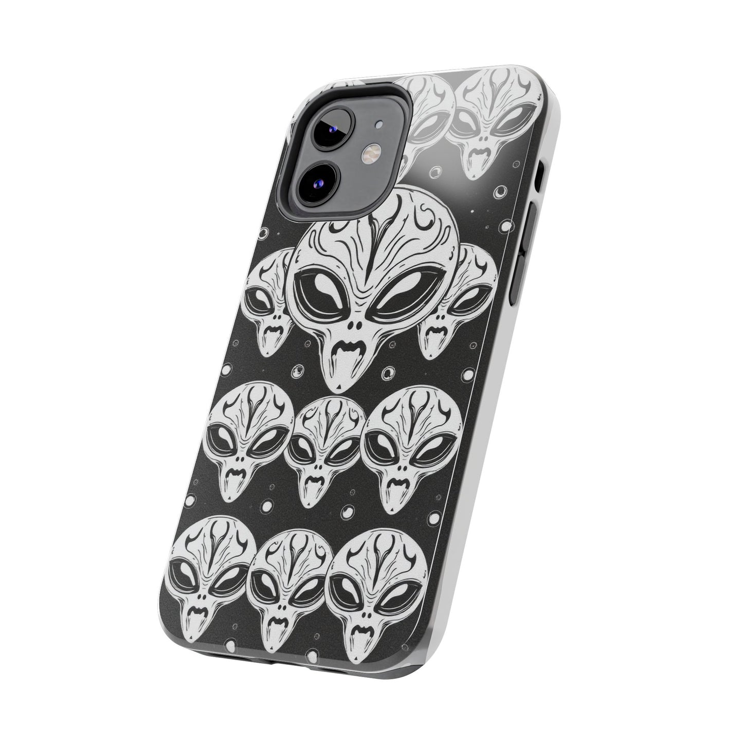 Alien Pattern Tough Phone Case - Durable Protection with Out-of-This-World Design