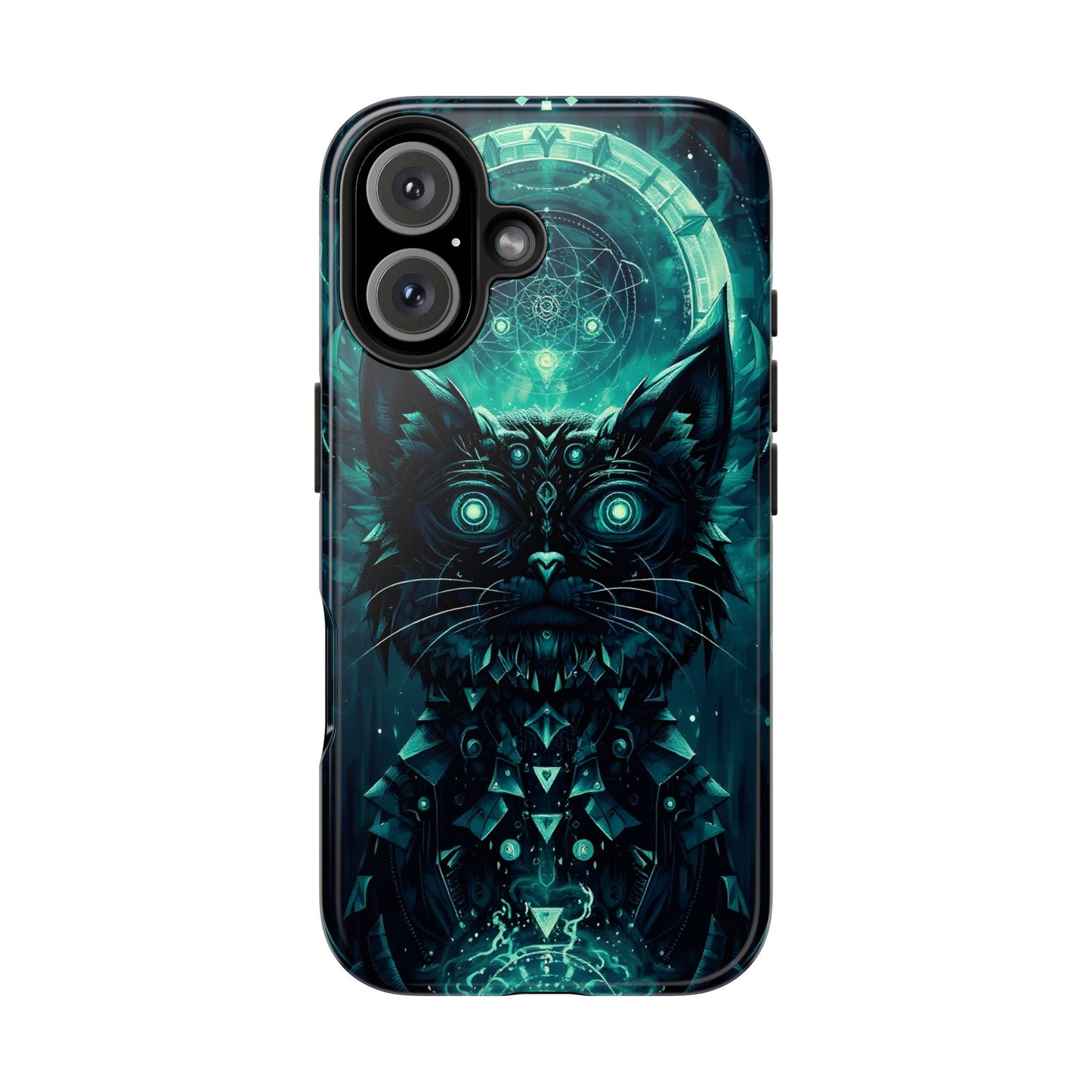 Mystical Dark Cat Phone Case - Tough Protective Cover for Cat Lovers - for iPhone
