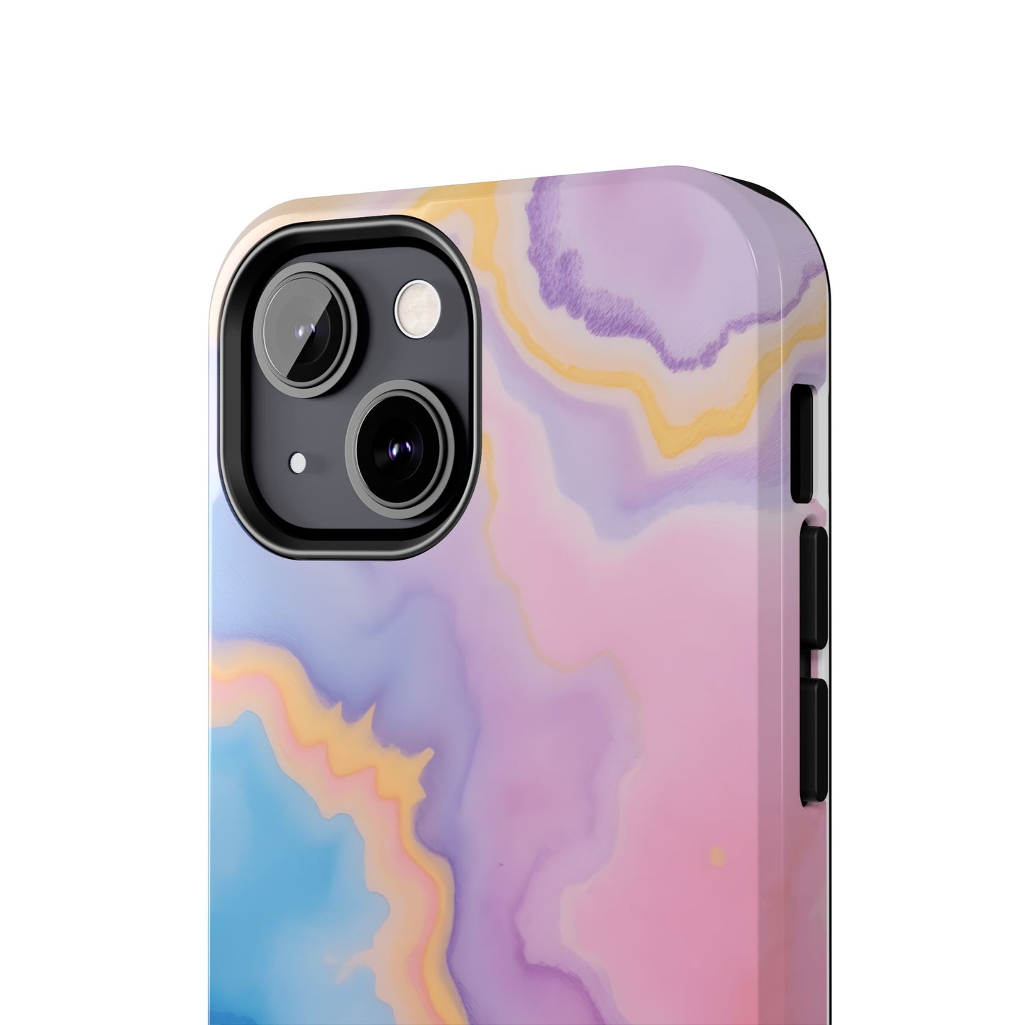 Watercolor Abstract Colors Tough Phone Case - Protective Cover for iPhone