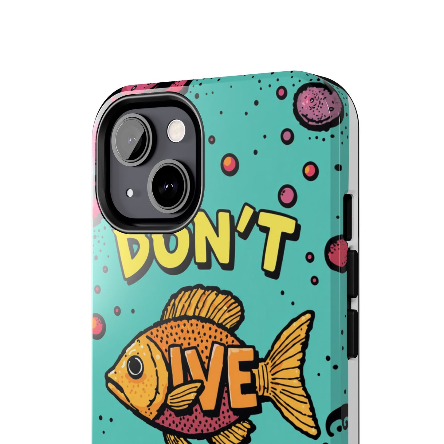 Catchy Fish-Themed Tough Phone Cases, Unique Gift for Fish Lovers, Durable Protection for Phones, Fun Aquatic Design, Ideal for Holidays