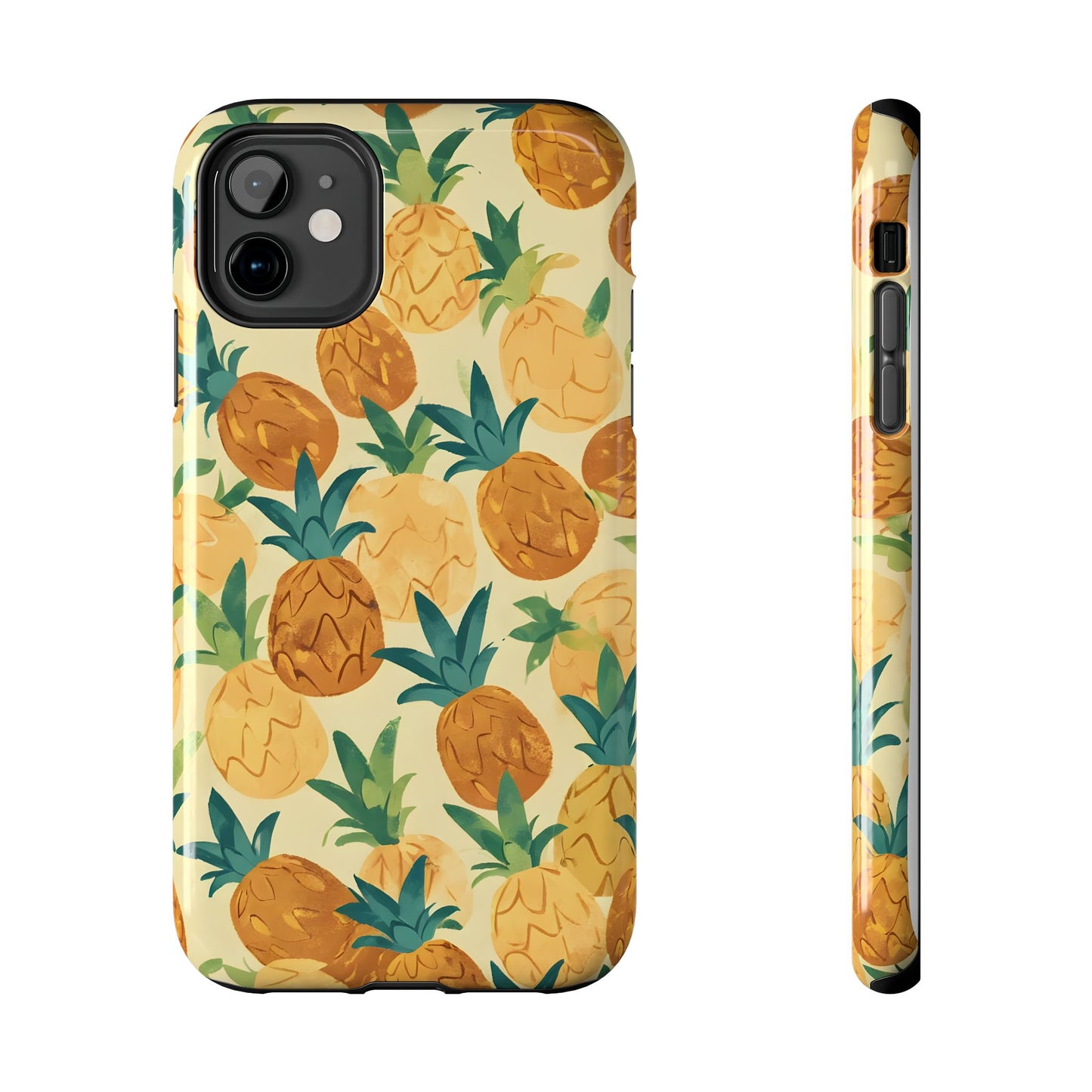 Pineapple Paradise Tough Phone Case - Durable and Stylish for Summer Vibes - for iPhone