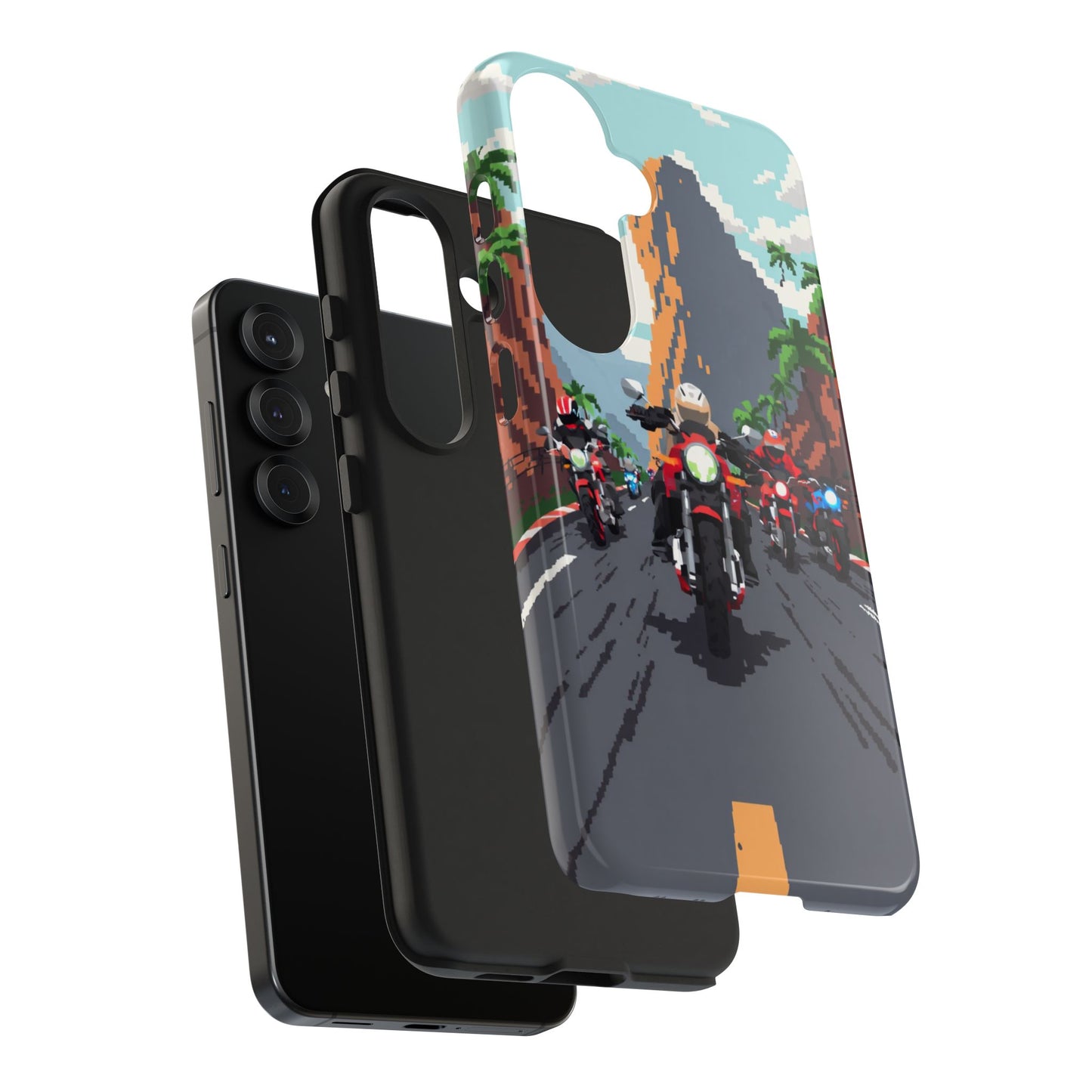 Retro Biker Tough Phone Case - Perfect for Motorcycle Lovers