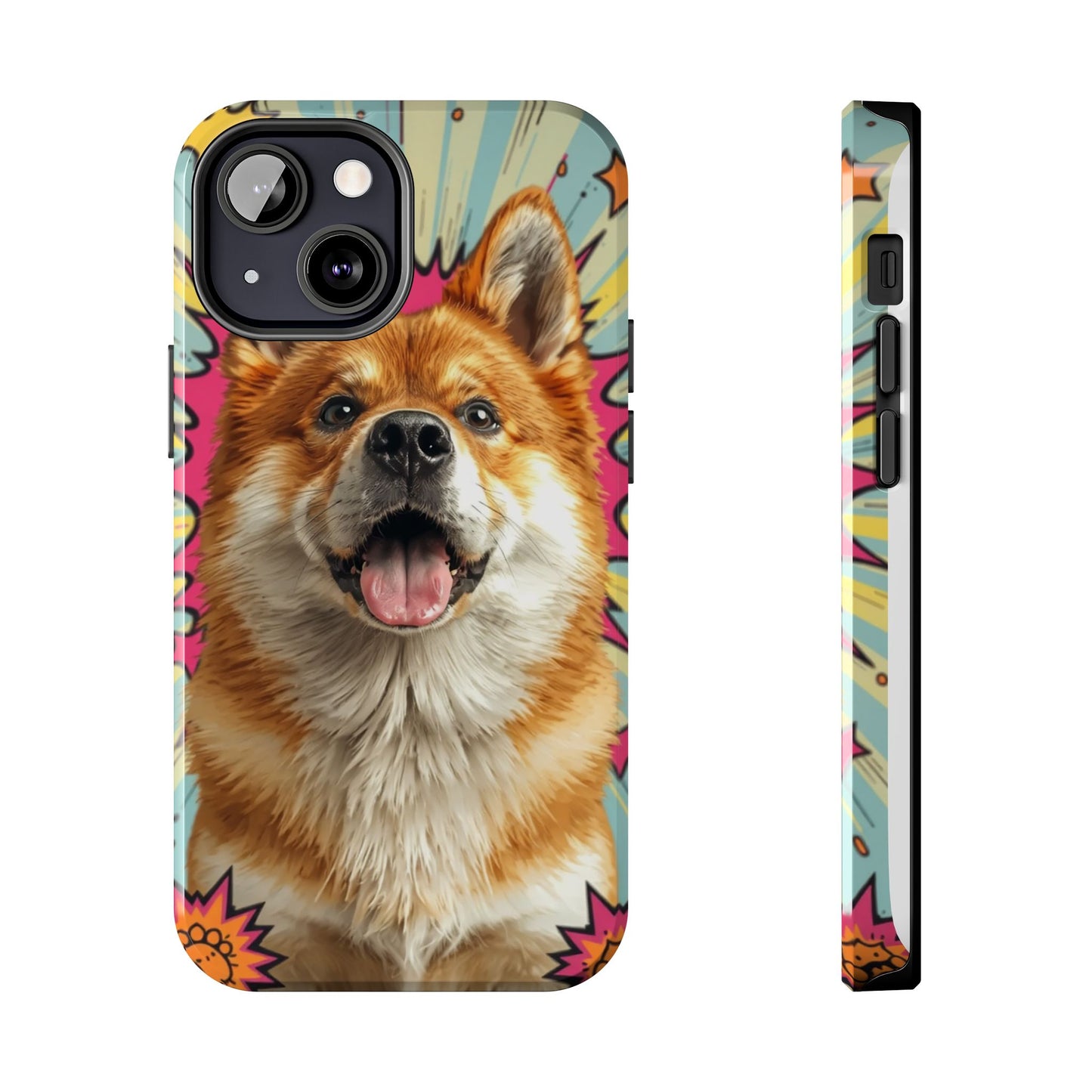 Playful Dog Tough Phone Case - Durable & Stylish Pet Lover Gift